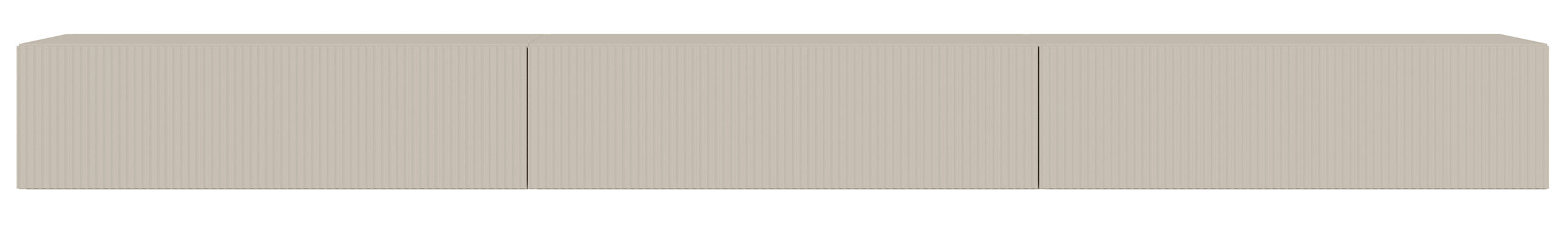selsey-veldio-h-ngender-tv-schrank-300-cm-dreit-rig-geriffelte-front-grau-beige image 4