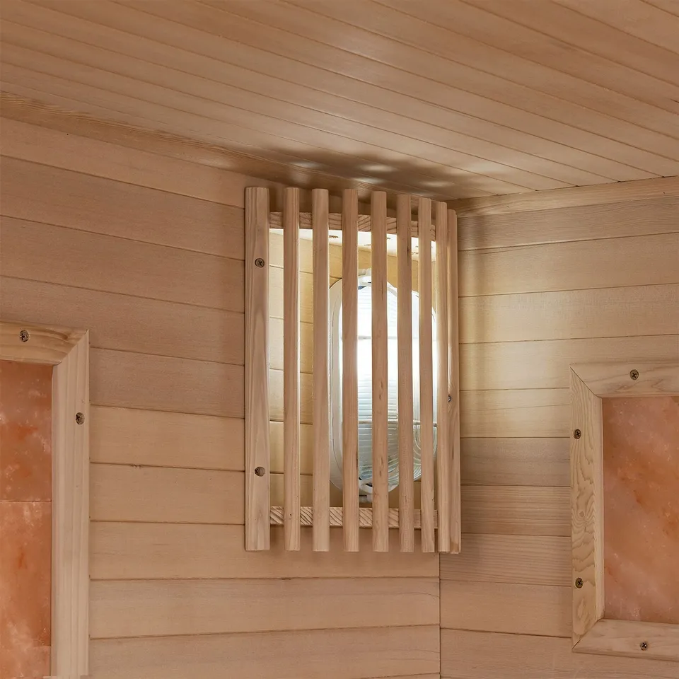 juskys-vantaa-traditionelle-sauna-schwarz-finnische-saunakabine-aus-hemlockholz image 1