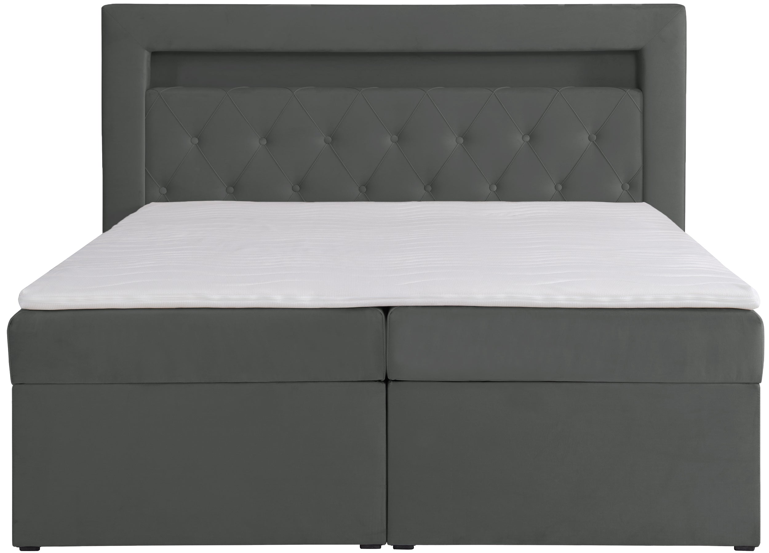 selsey-goldess-boxspringbett-140x200-cm-mit-stauraum-und-led-dunkelgrauer-samt image 5