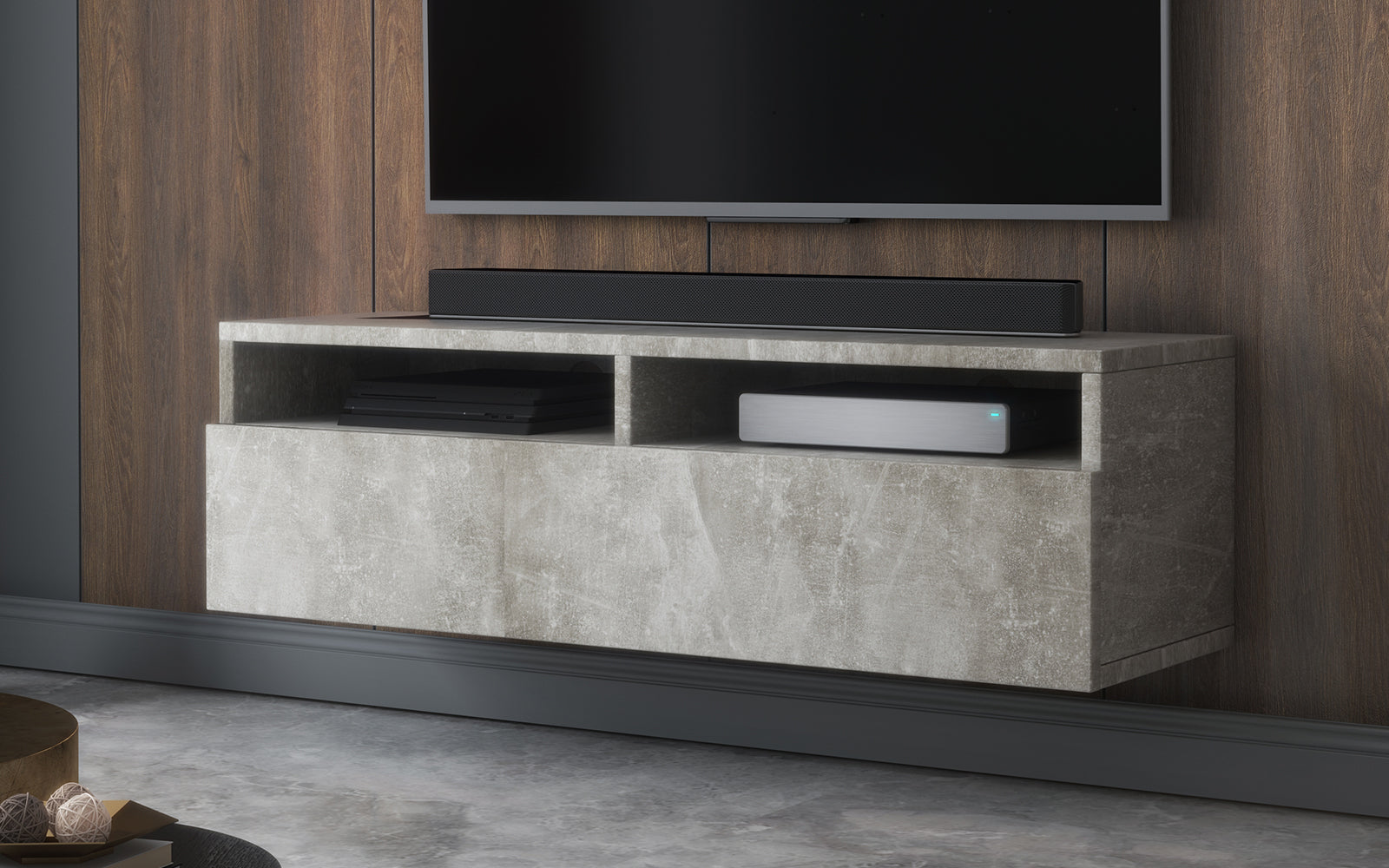 selsey-rednaw-tv-schrank-100-cm-beton-mit-schublade image 5