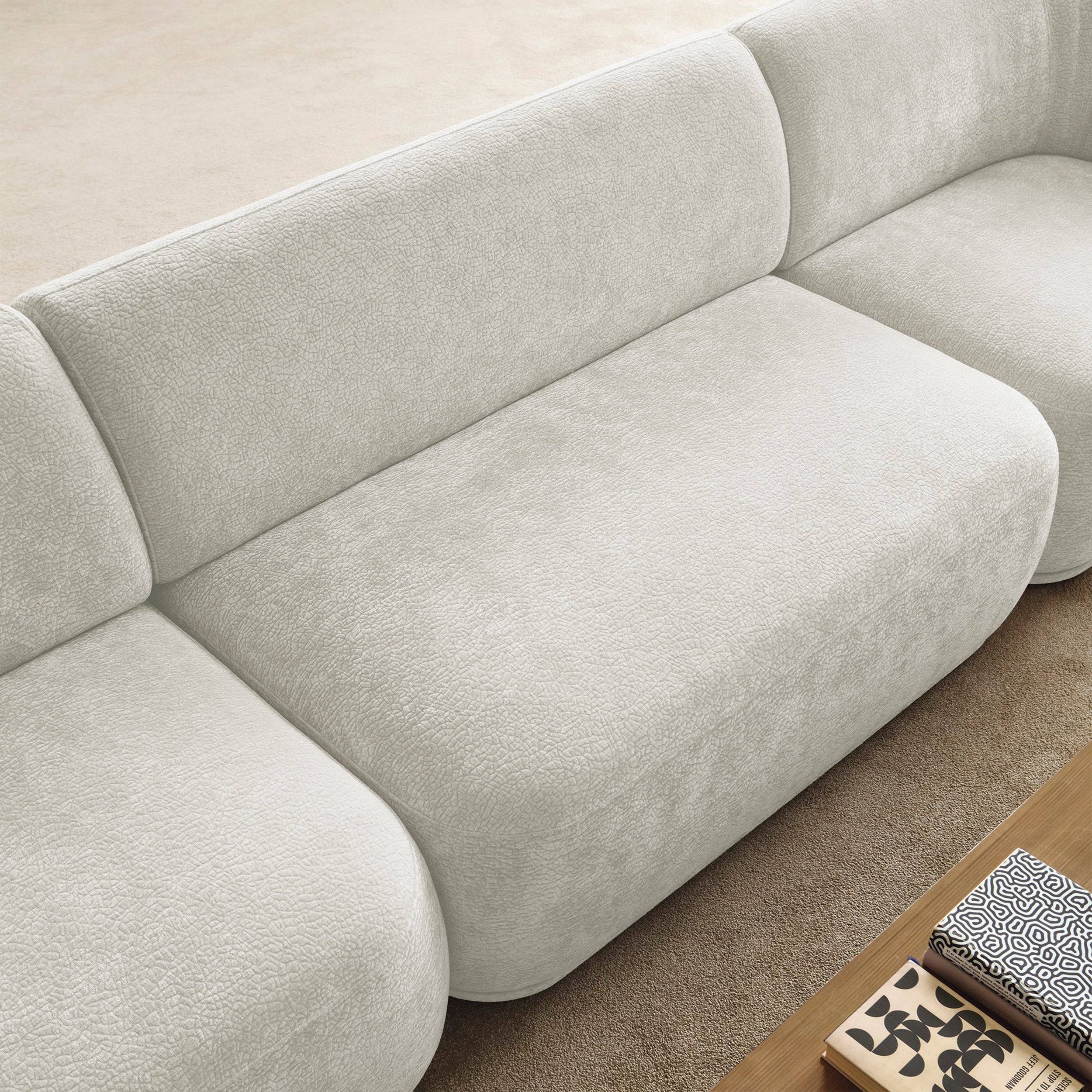 selsey-bommo-doppeltes-mittelmodul-creme-chenille image 2