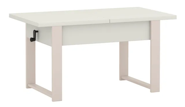 selsey-hugo-ausziehbarer-couchtisch-120-157-x67-cm-alpenwei-mit-kaschmir-beinen image 1