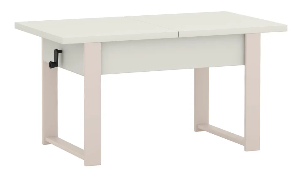 selsey-hugo-ausziehbarer-couchtisch-120-157-x67-cm-alpenwei-mit-kaschmir-beinen image 1