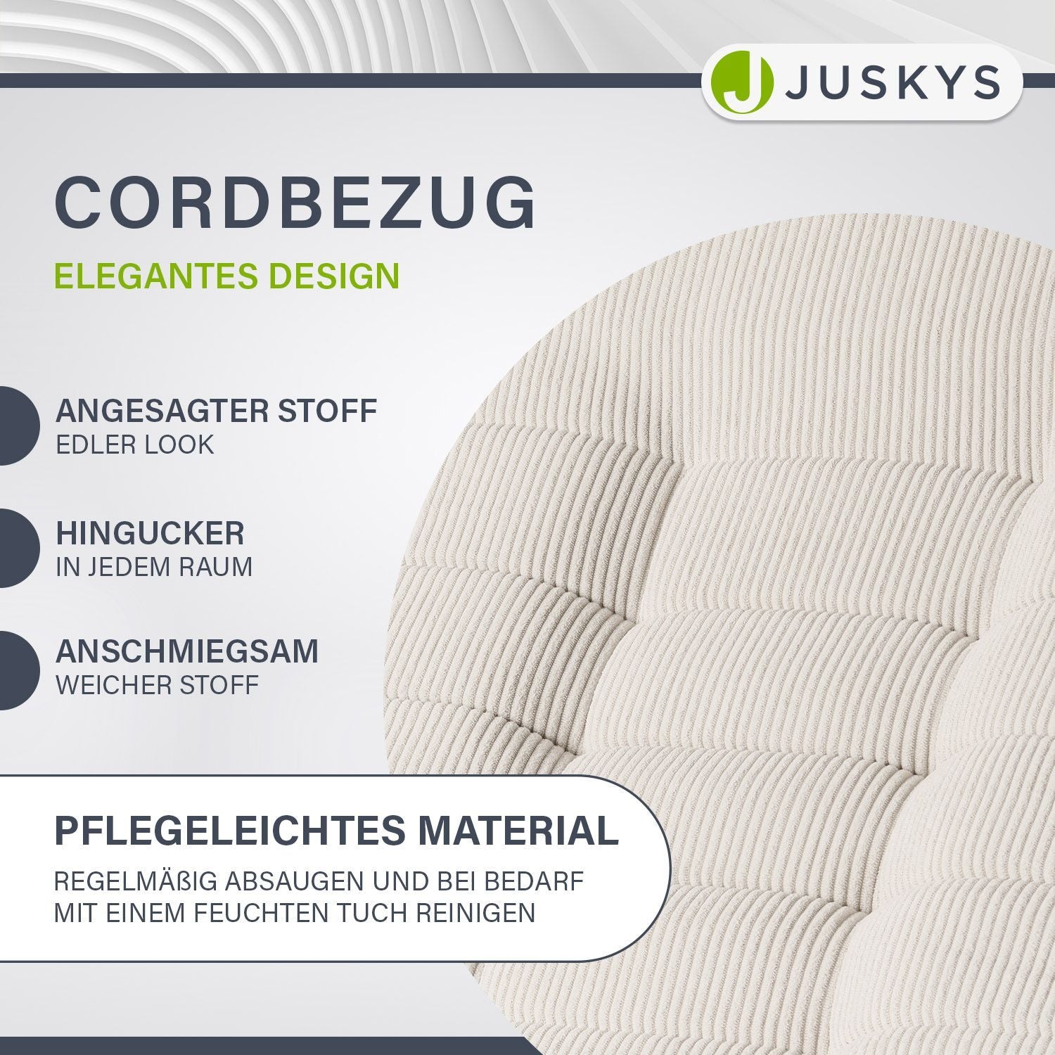 juskys-relaxsessel-korsika-mit-cord-beige-360-drehstuhl image 6