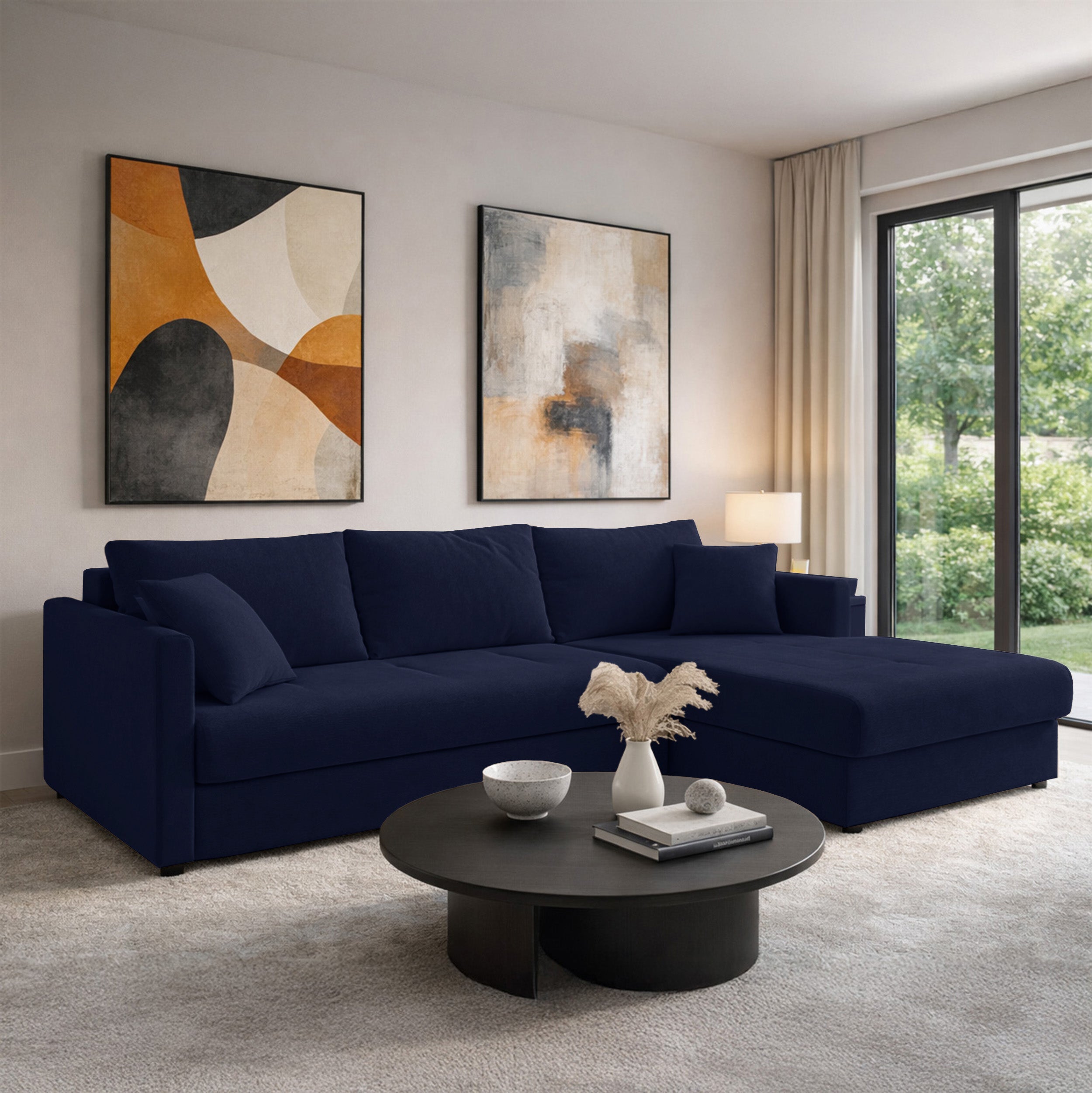 selsey-lorro-ecksofa-mit-schlaffunktion-l-f-rmig-universell-marineblauer-chenill image 2