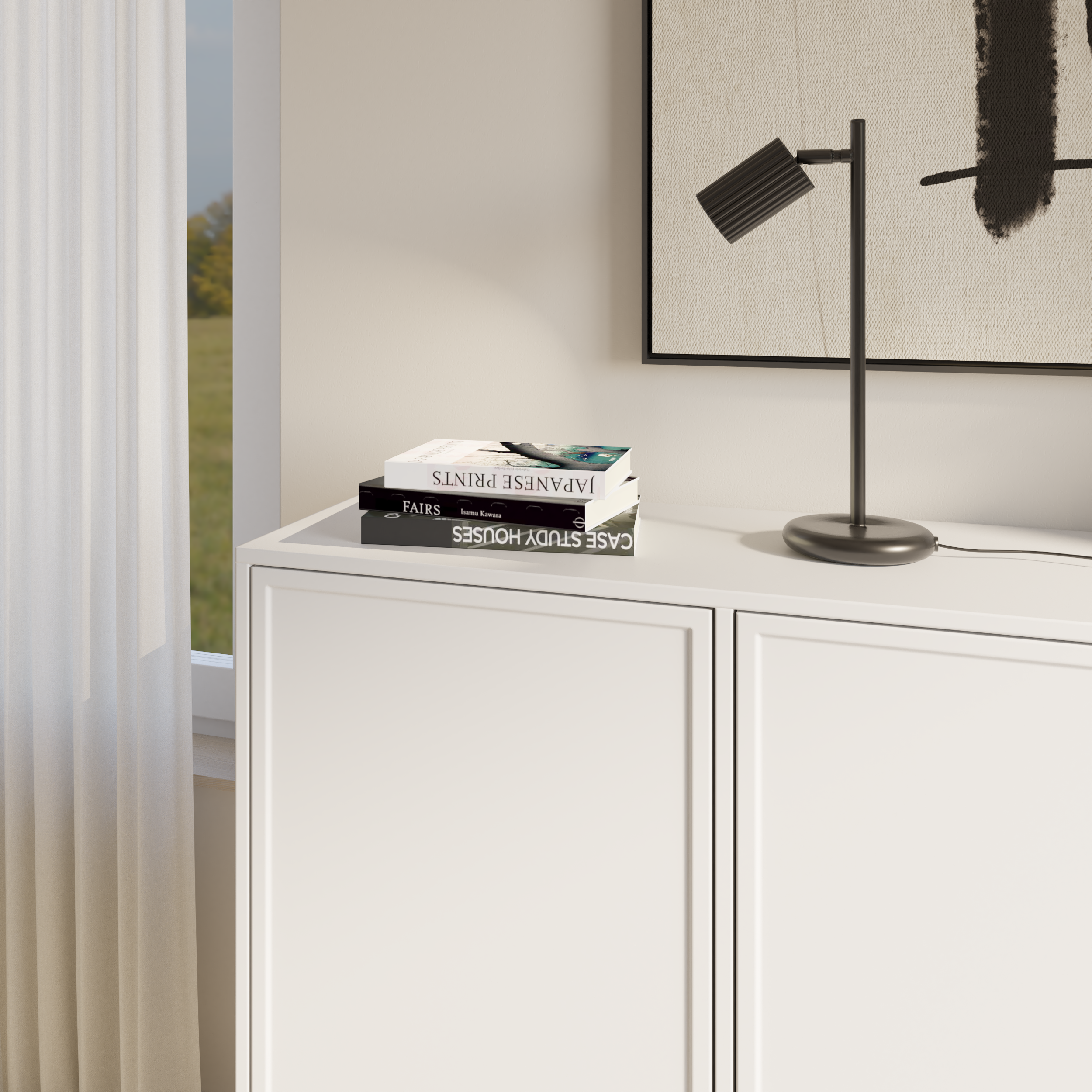 selsey-velveto-zweit-rige-kommode-100-cm-wei-push-to-open image 6