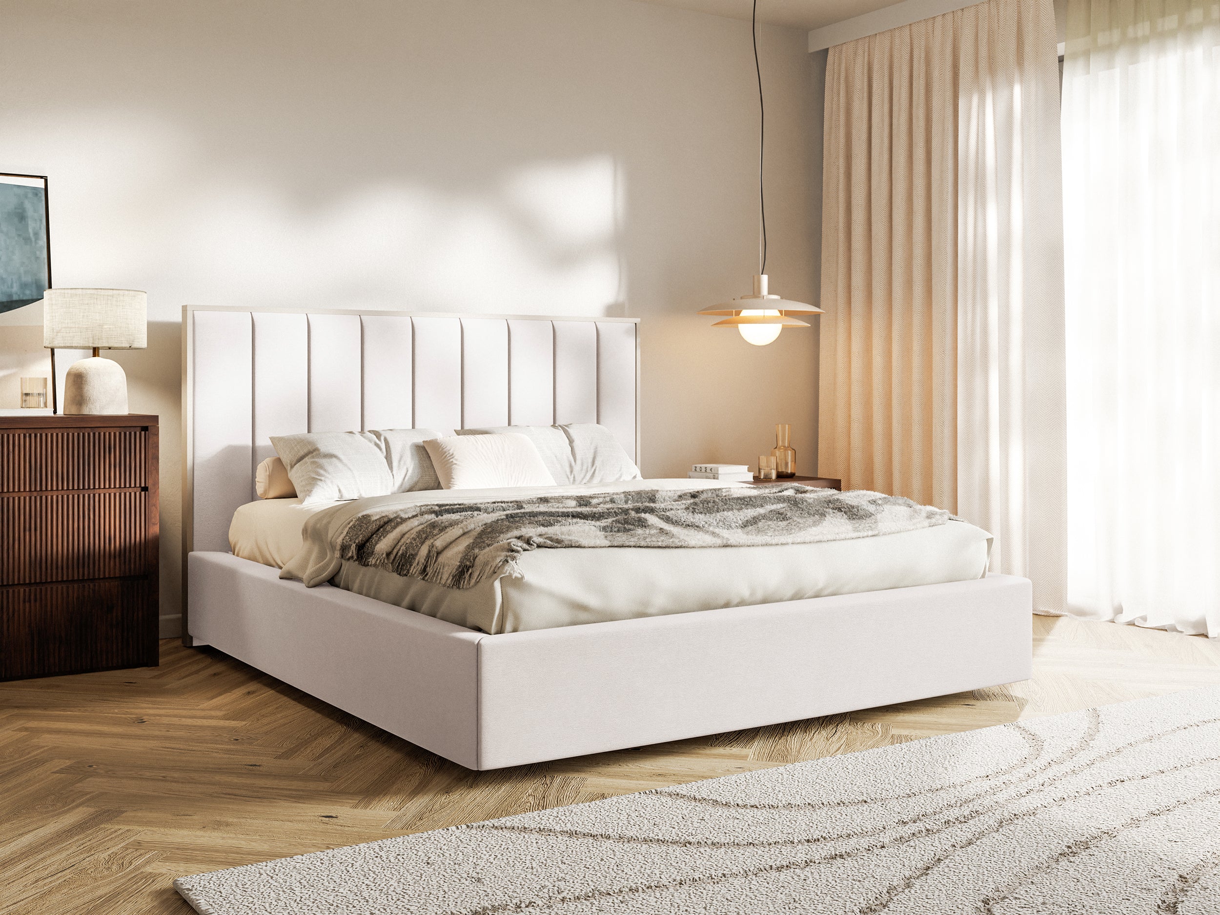 selsey-togents-polsterbett-140x200-cm-creme-velours-wasserabweisend image 2