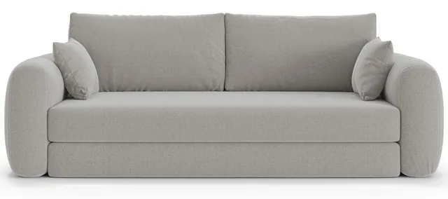 selsey-velera-dreisitziges-ausklappbares-sofa-grau-beige-flechtmuster image 1