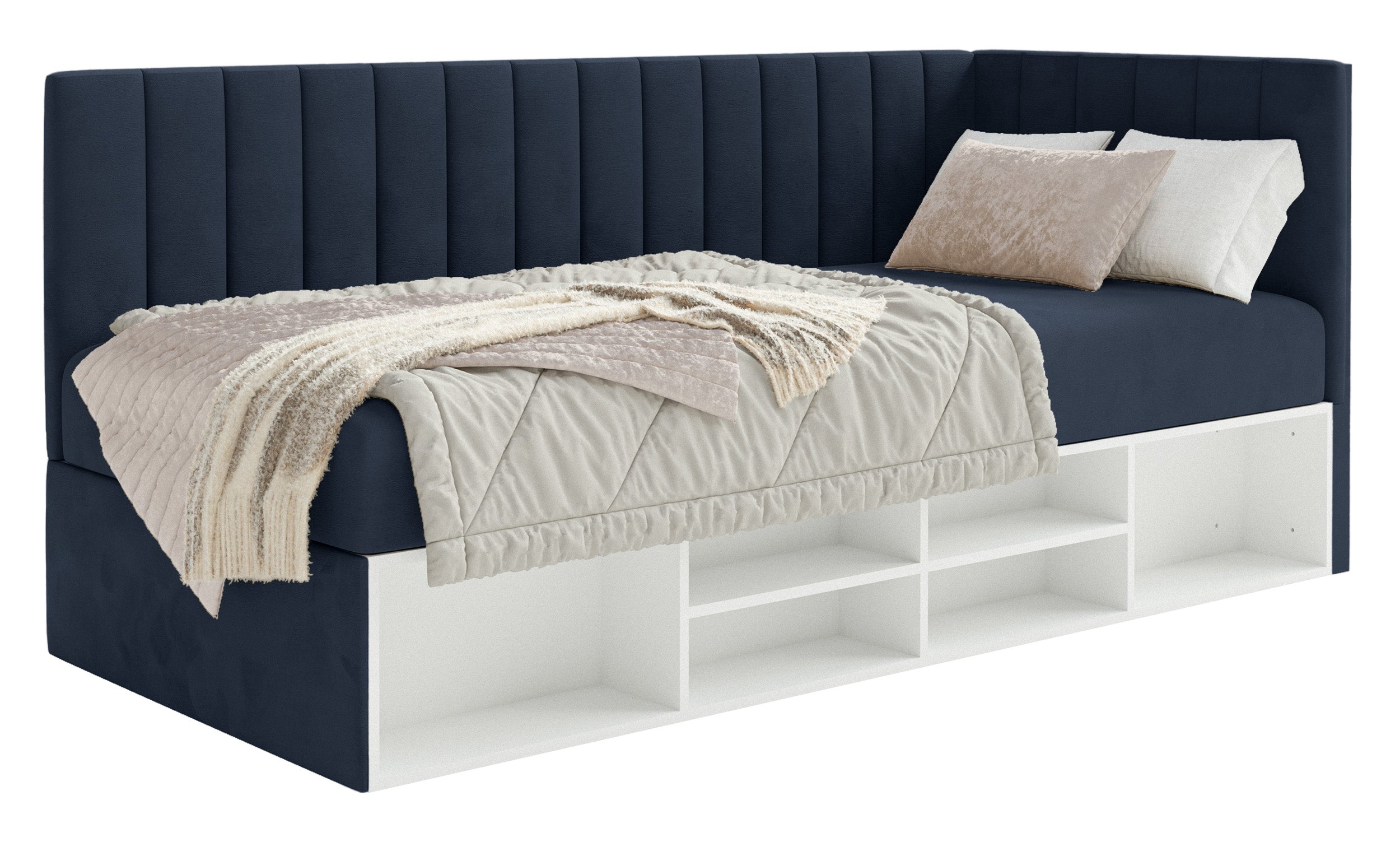 selsey-ventrio-jugendbett-90x200-cm-rechtsseitig-mit-stauraum-marineblauer-velou image 4