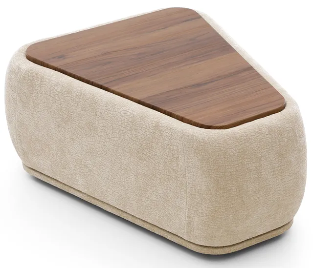 selsey-bommo-modulares-dreieckiges-hocker-element-mit-platte-beige-chenille image 1