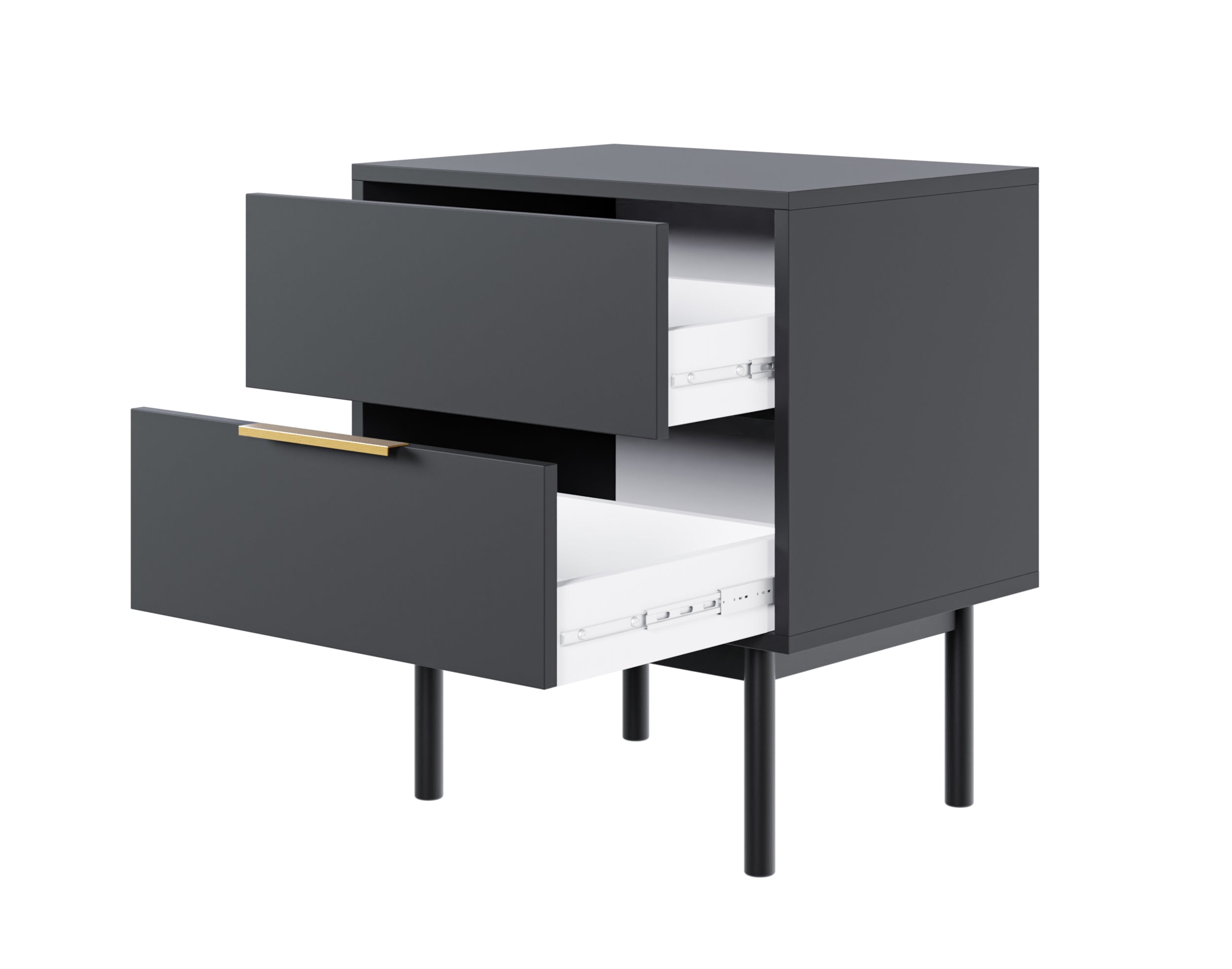 selsey-viviaro-nachttisch-mit-zwei-schubladen-54-cm-schwarz image 3