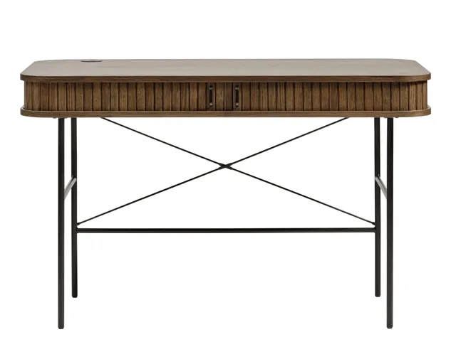 selsey-gativel-schreibtisch-120x60-cm-lamellen-gebranntes-eichenholz image 1