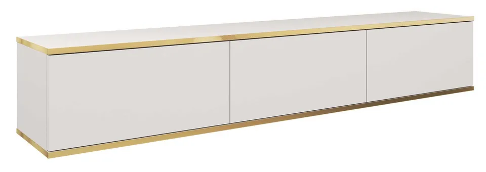 selsey-mucalma-tv-schrank-175-cm-wei-mit-goldenen-eins-tzen image 1
