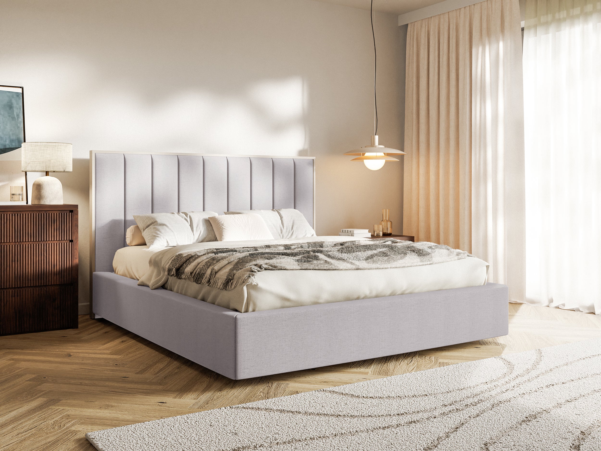 selsey-togents-gepolstertes-bett-140x200-cm-mit-stauraum-grauer-hydrophober-chen image 2