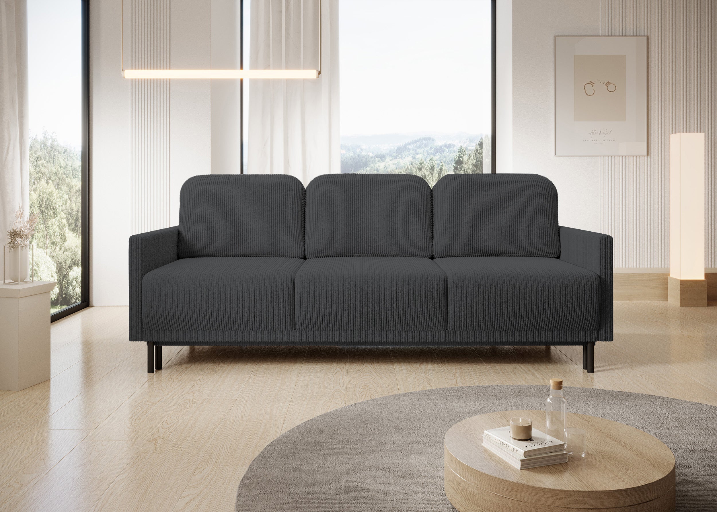 selsey-hamiel-dreisitziges-schlafsofa-ausklappbar-mit-stauraum-blau-grau-cordsto image 2