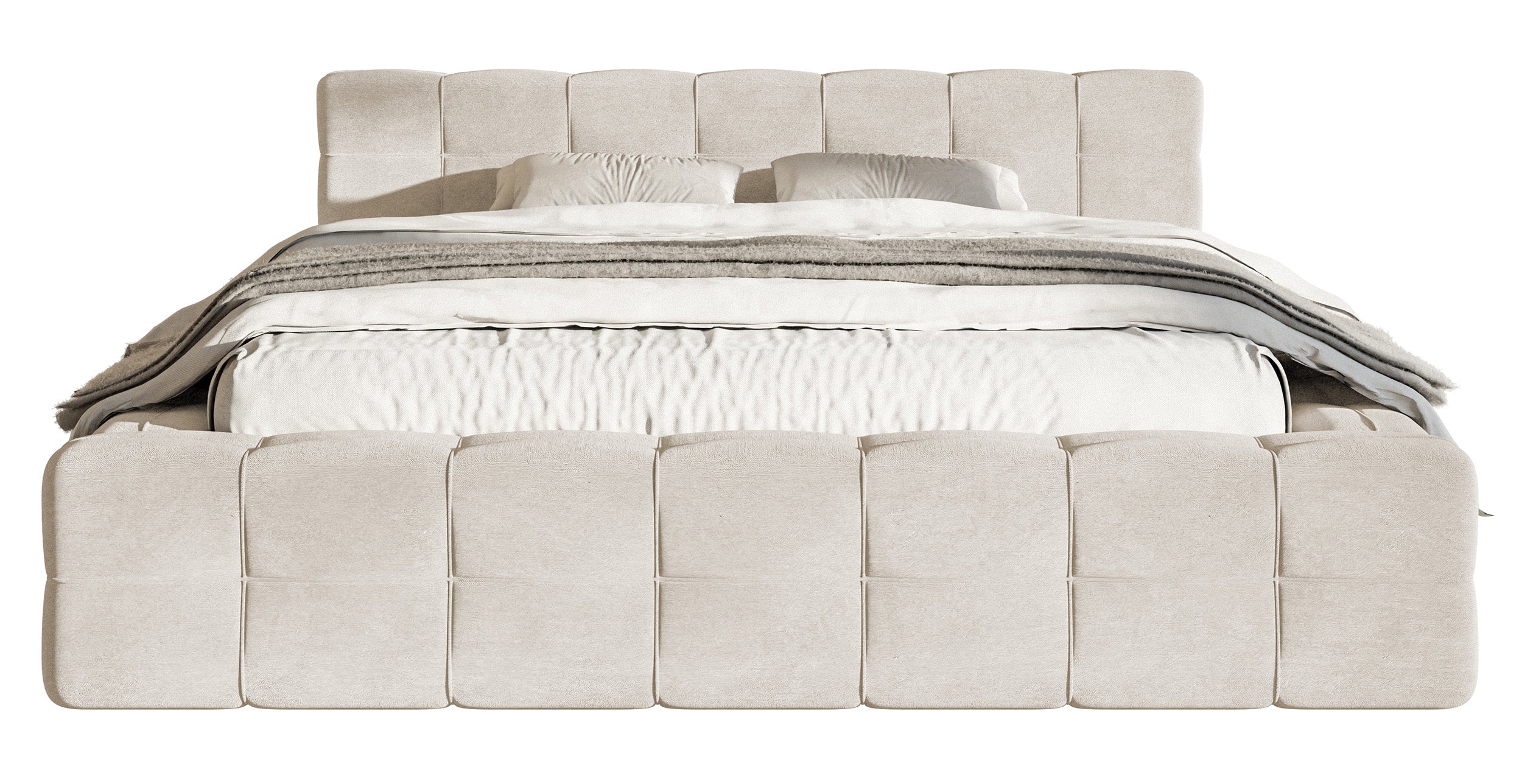 selsey-puffly-gepolstertes-bett-140x200-cm-mit-stauraum-grau-beiger-samt image 4