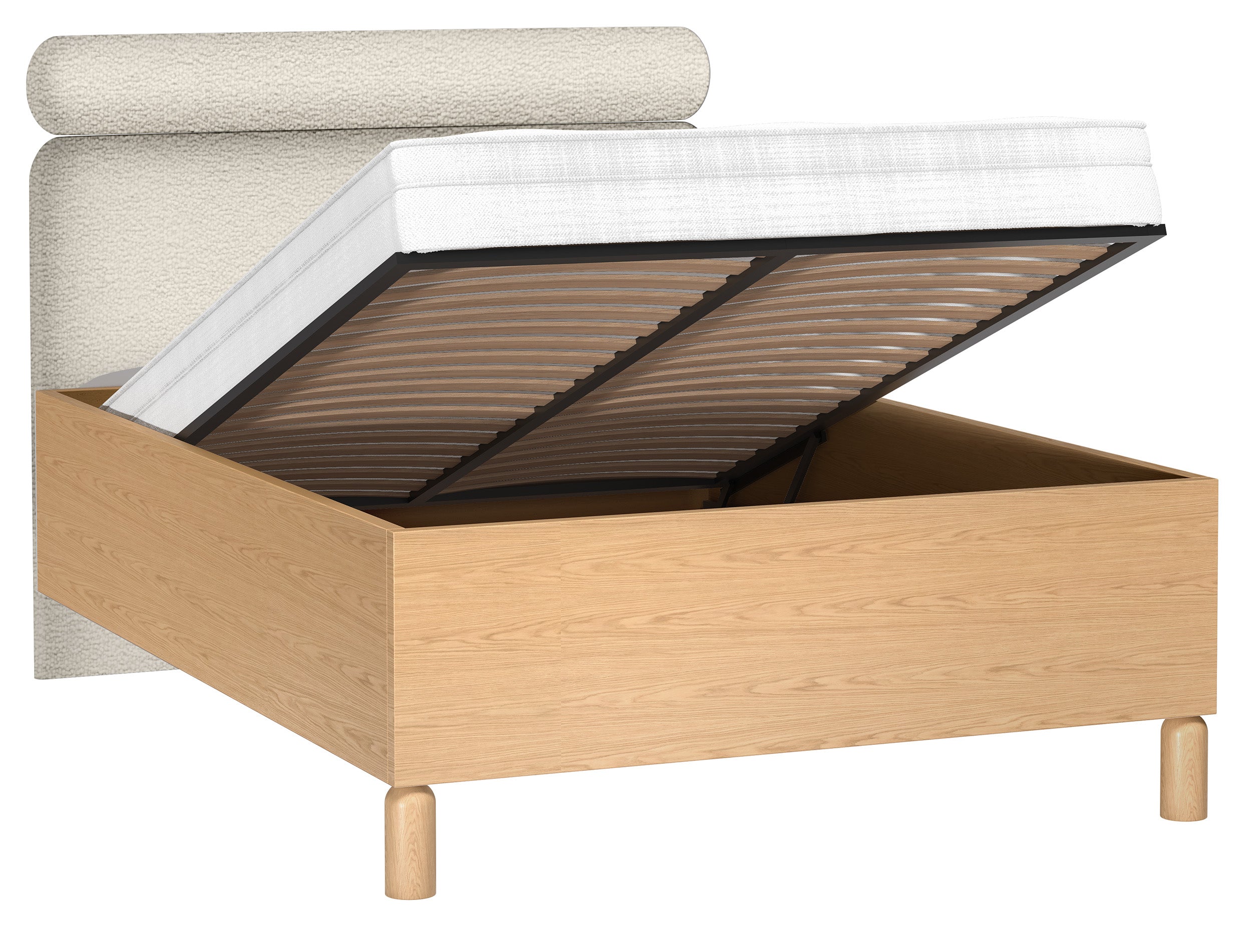 selsey-sanden-bett-140x200-cm-mit-kopfteil-und-stauraum-creme-boucl-wasserabweis image 3