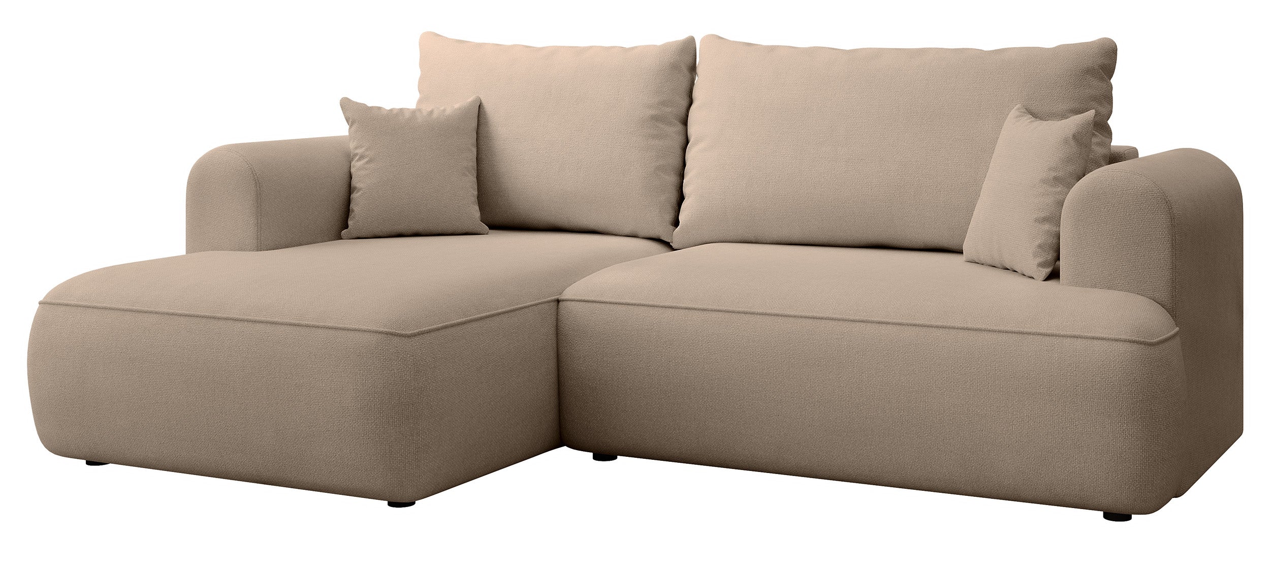 selsey-ovo-mini-ecksofa-links-mit-schlaffunktion-und-stauraum-beige-chenille image 5