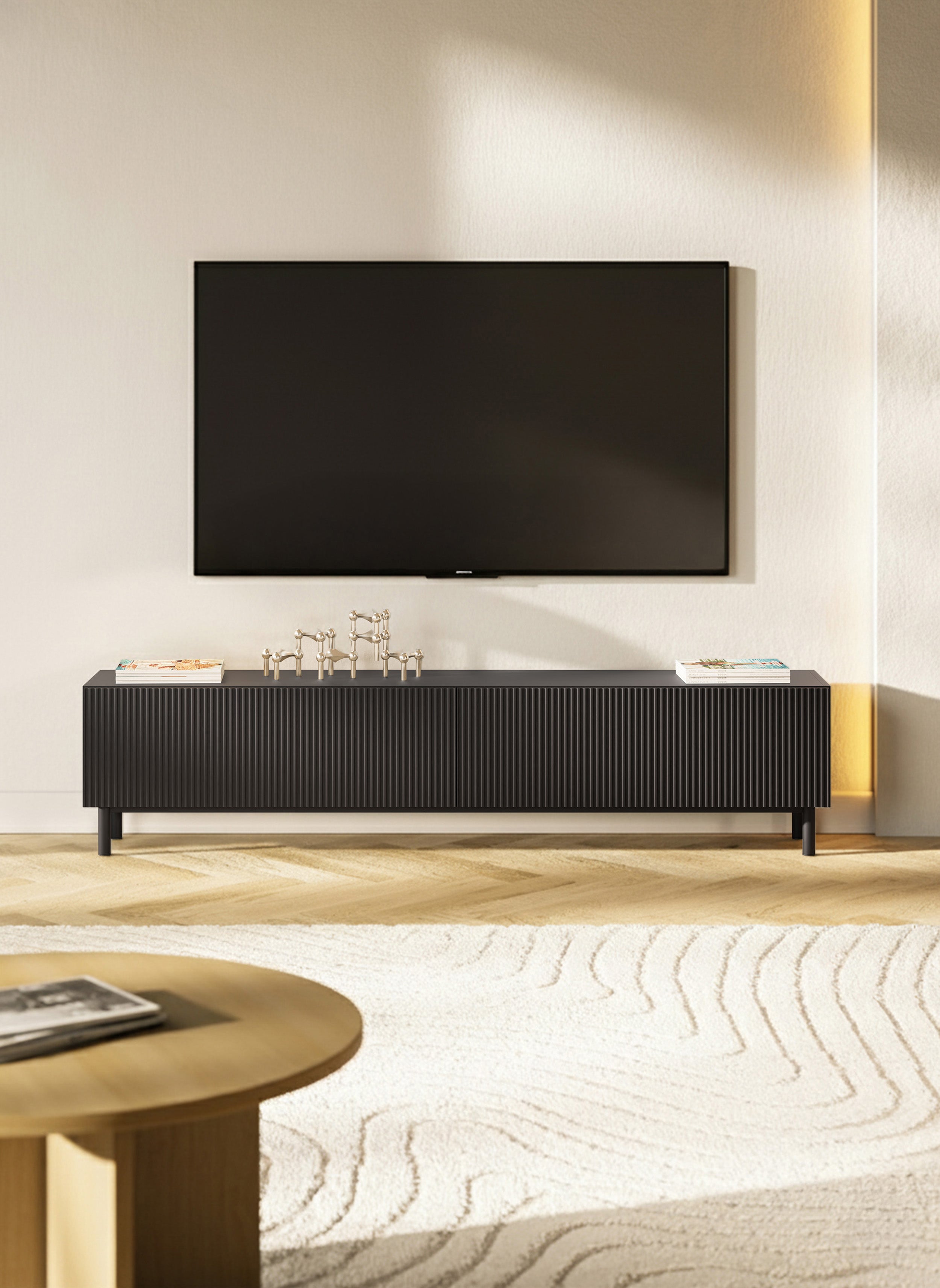 selsey-veldio-new-tv-schrank-175-cm-schwarz-mit-gefr-ster-front image 3