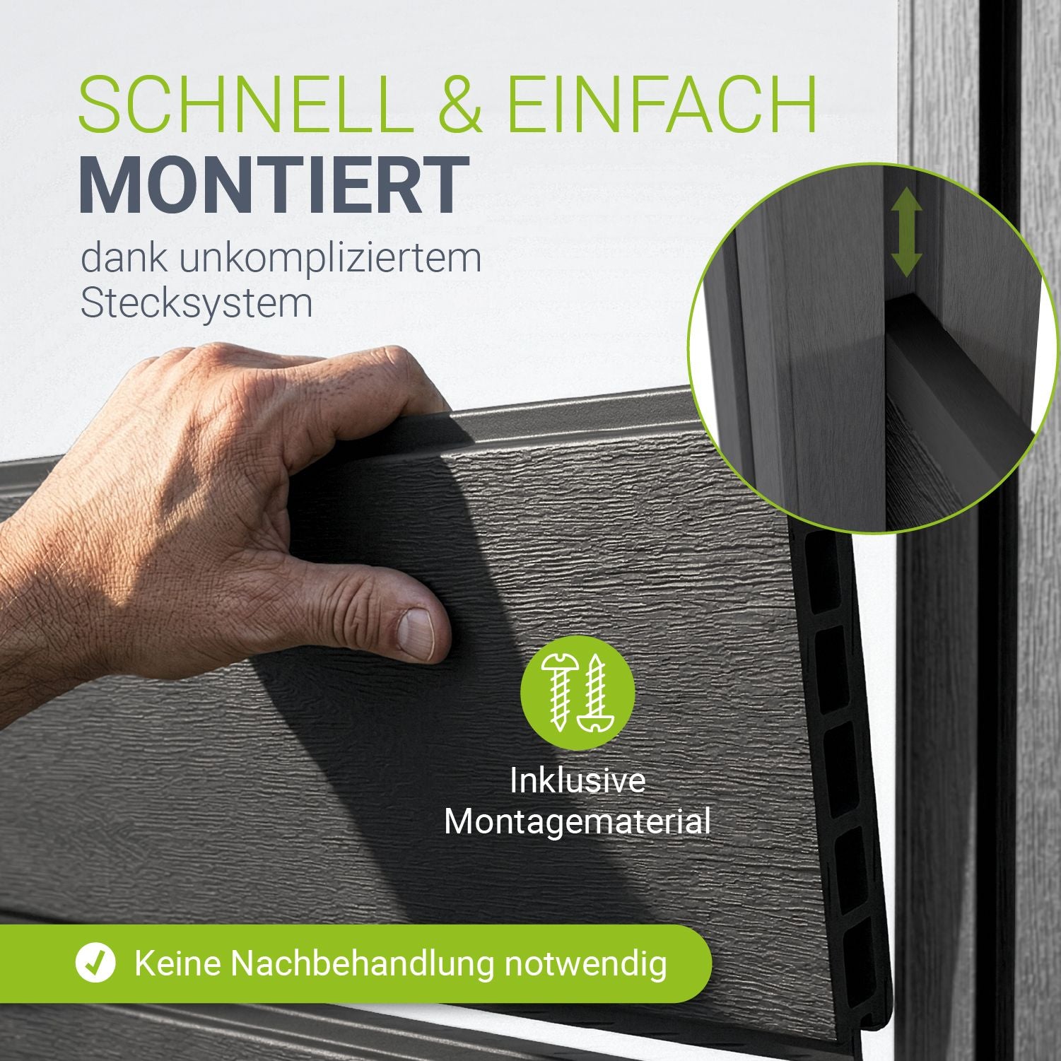 juskys-wpc-zaun-1er-set-aus-elementen-pfosten-sichtschutzzaun image 4