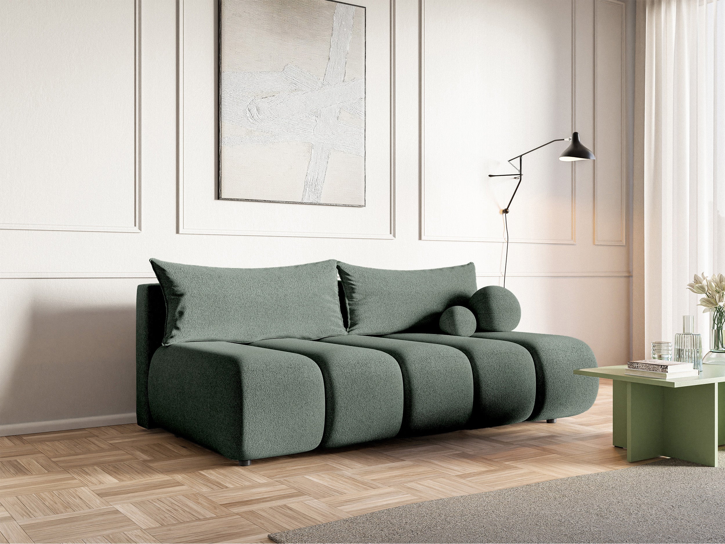 selsey-dandelino-mini-dreisitziges-sofa-mit-schlaffunktion-salbeigr-n-chenille image 3