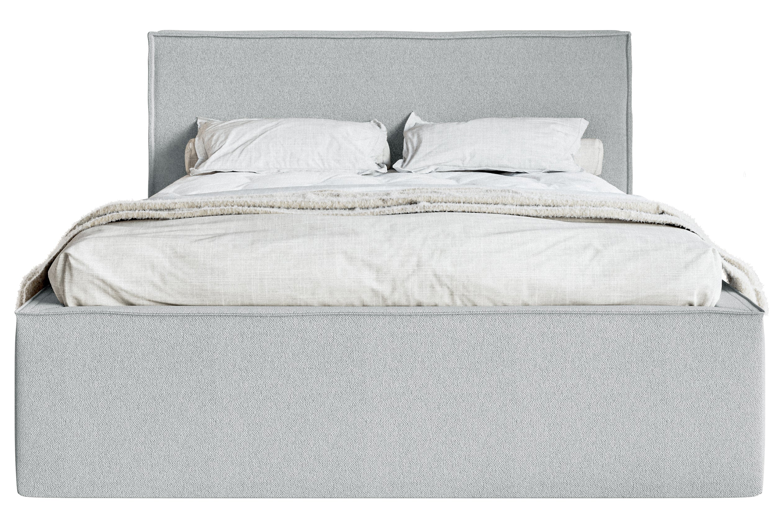 selsey-lucera-gepolstertes-bett-160x200-cm-mit-stauraum-grau-chenille image 4