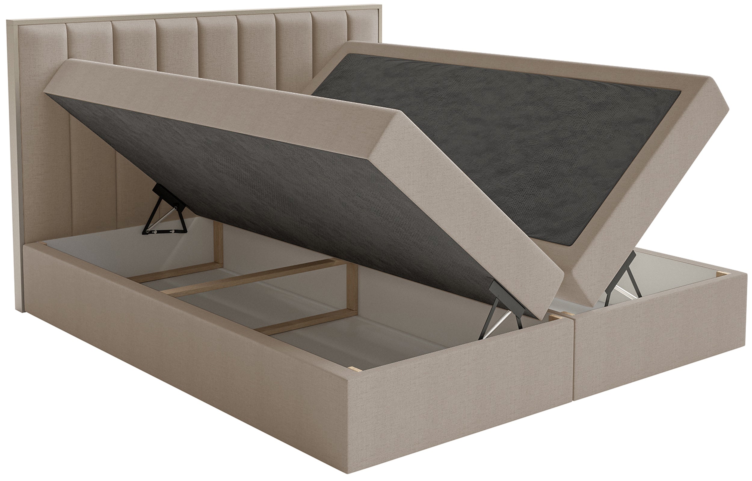 selsey-togents-kontinentalbett-180x200-cm-mit-stauraum-und-topper-brauner-hydrop image 6