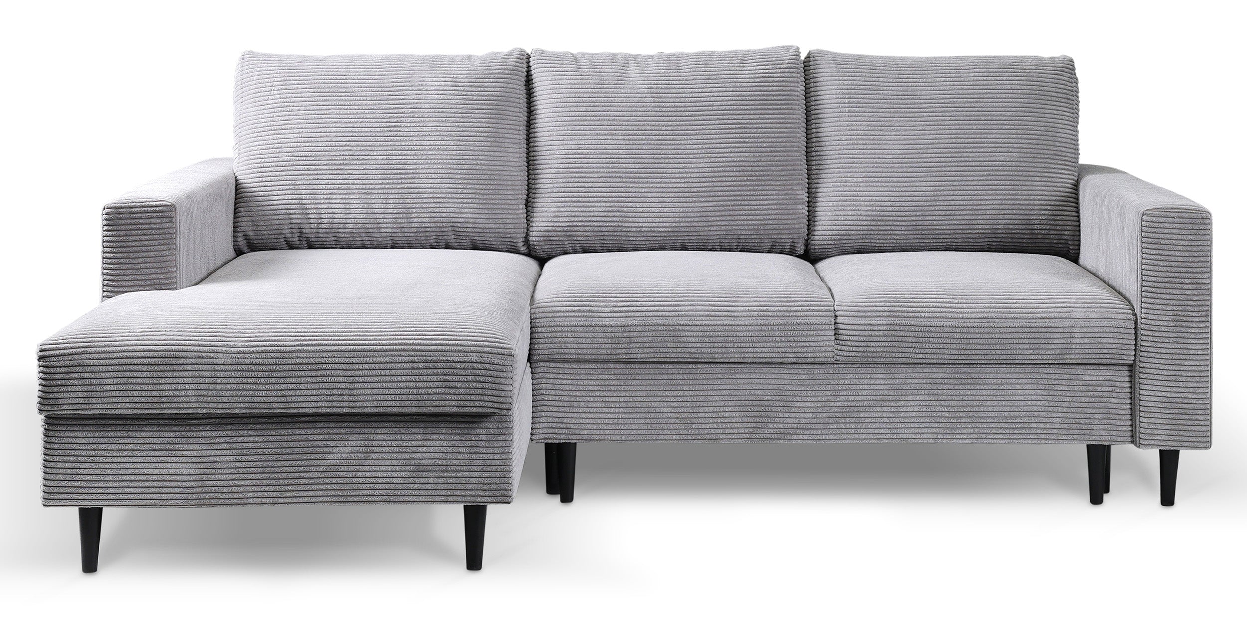 selsey-nalika-ecksofa-links-mit-schlaffunktion-und-stauraum-hellgrauer-cord image 1