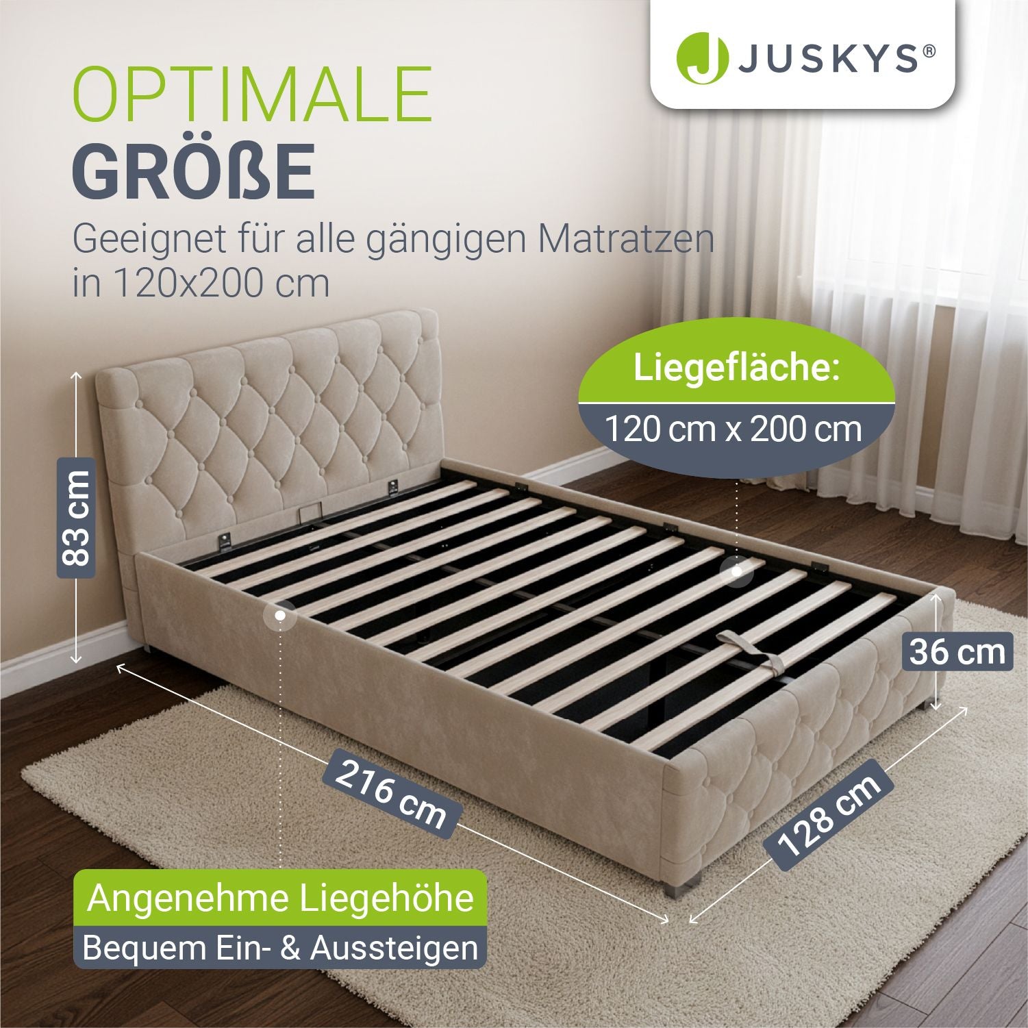 juskys-polsterbett-nizza-120x200-cm-samt-bett-mit-chesterfield-kopfteil-und-led- image 5