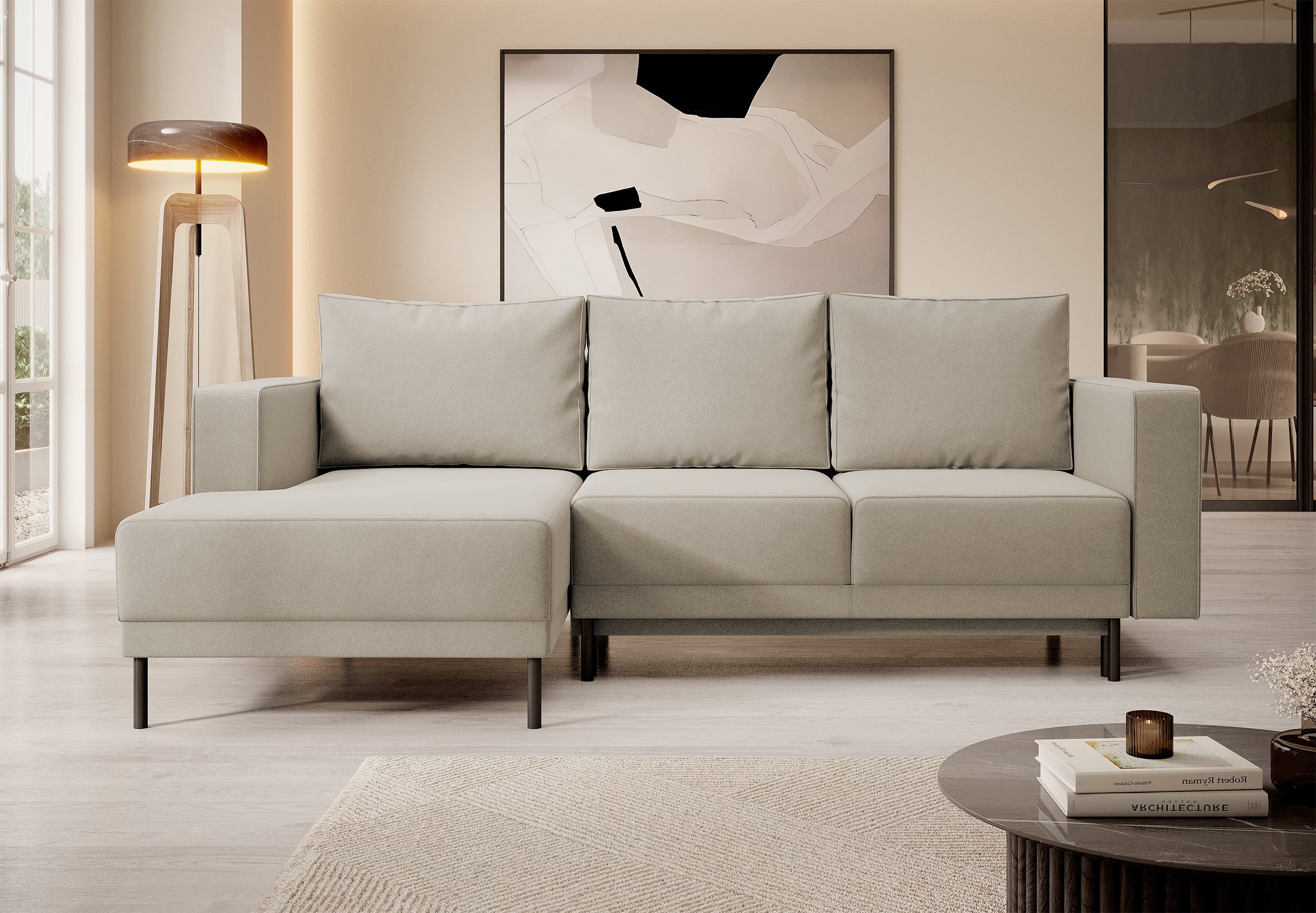 selsey-rodario-mini-ecksofa-l-links-mit-schlaffunktion-und-stauraum-beige-samt image 2