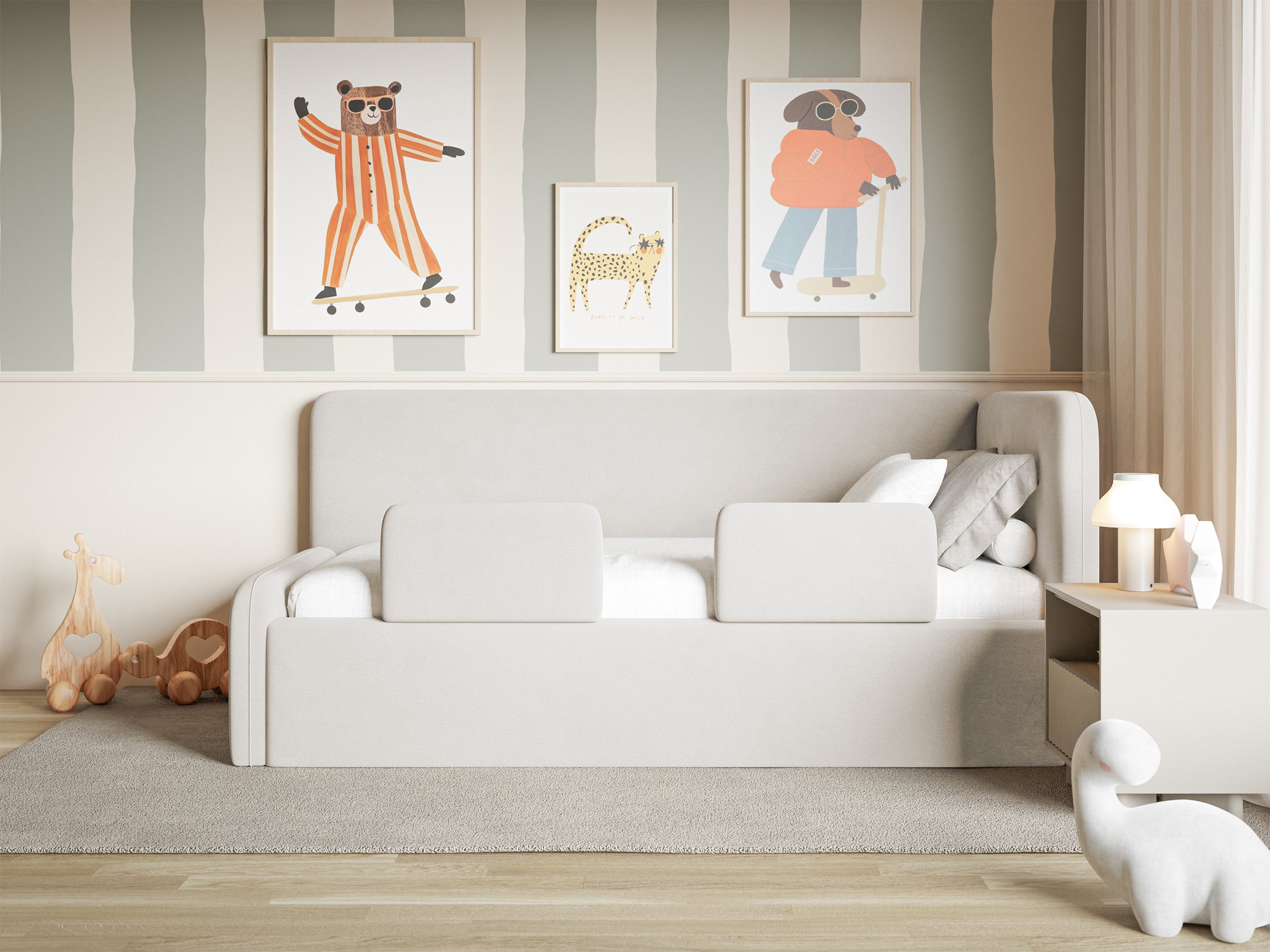 selsey-fanklo-jugendbett-90x200-cm-rechts-mit-stauraum-hellbeige-samt image 4