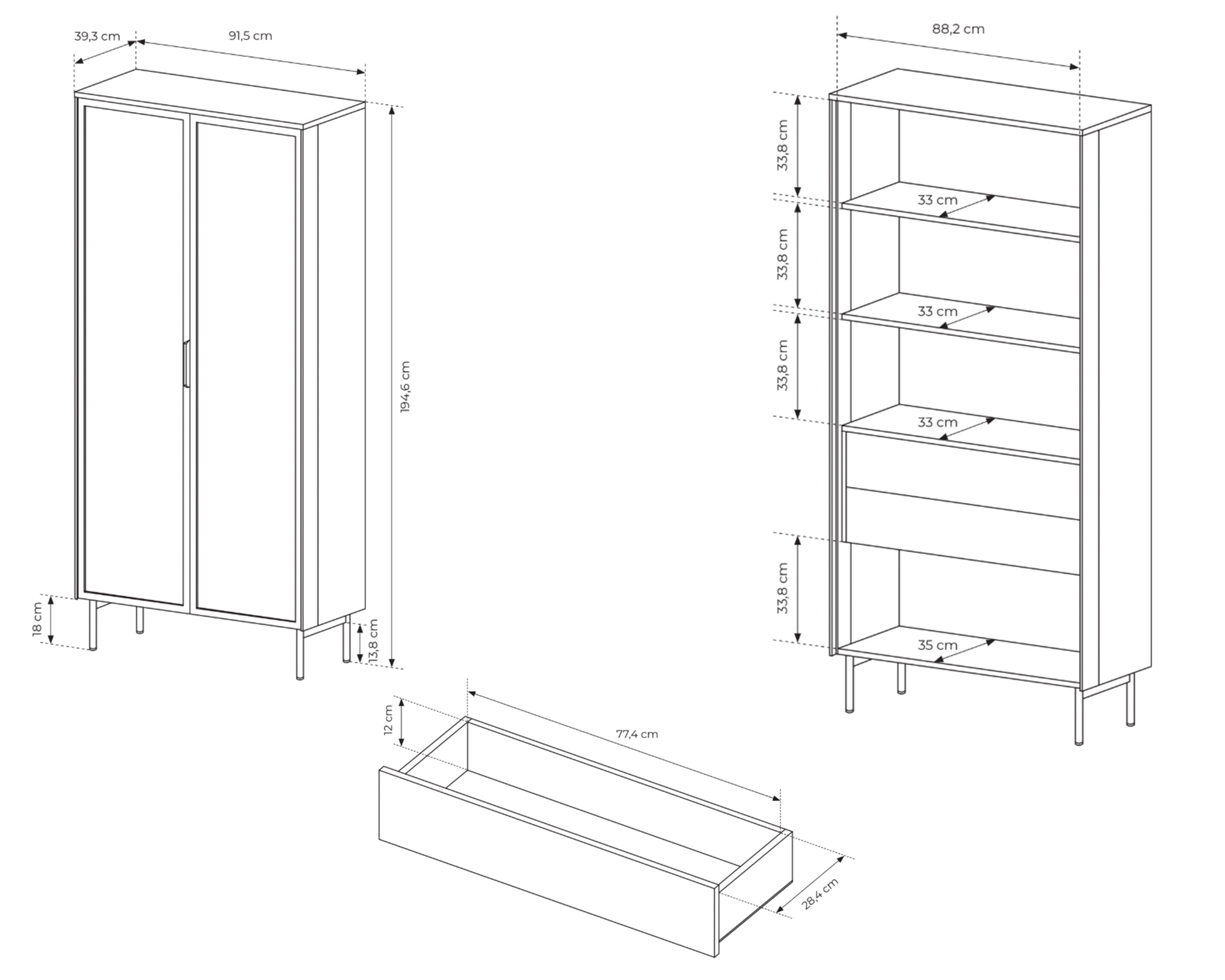 selsey-lumi-glast-r-vitrine-91-cm-eiche-dunin-mit-schubladen-und-beleuchtung image 7