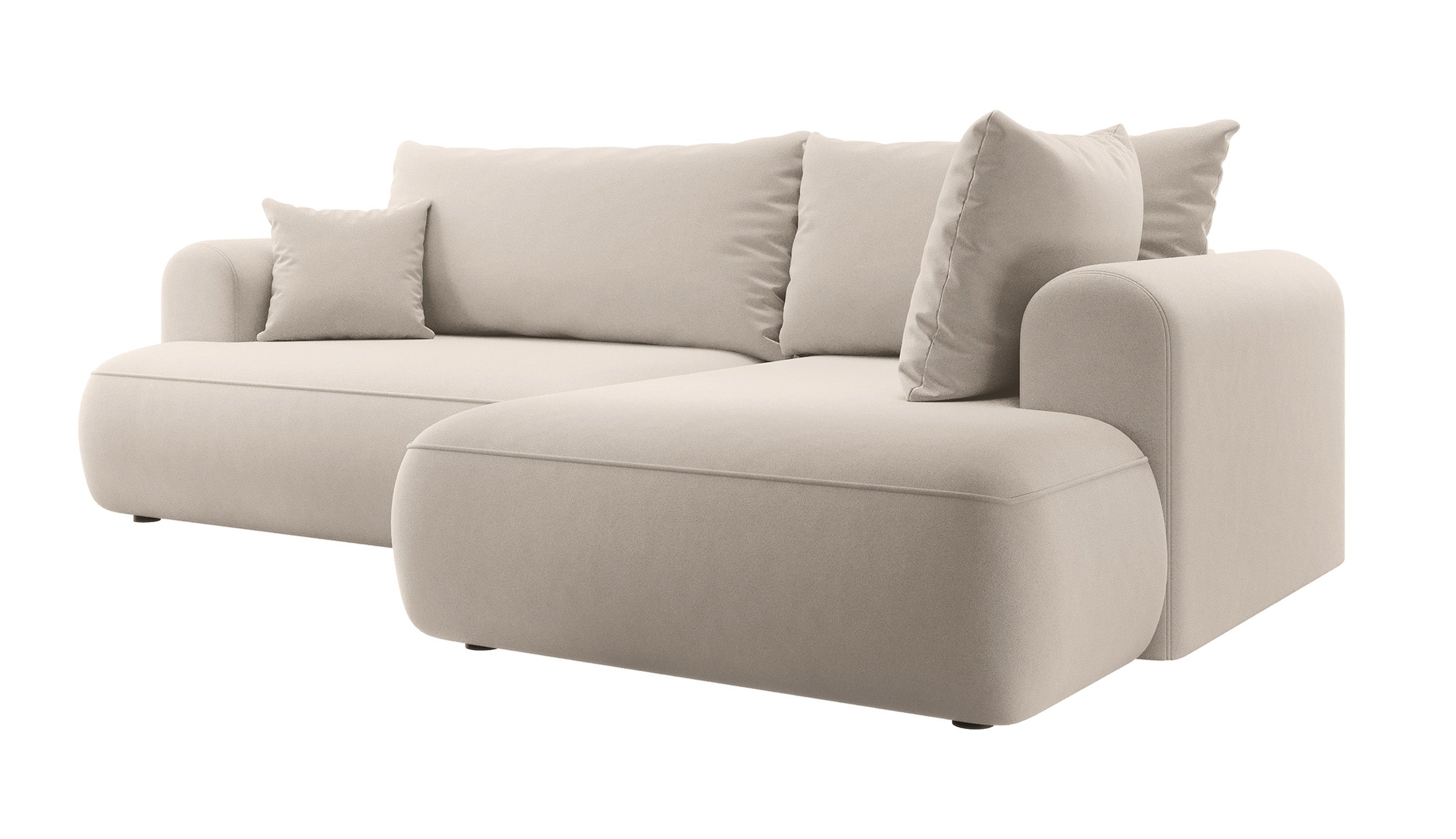 selsey-ovo-ecksofa-l-form-rechts-mit-schlaffunktion-hellbeige-velours image 5
