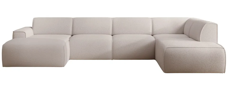 selsey-bouvi-ecksofa-u-f-rmig-rechts-hellbeige-boucl image 1