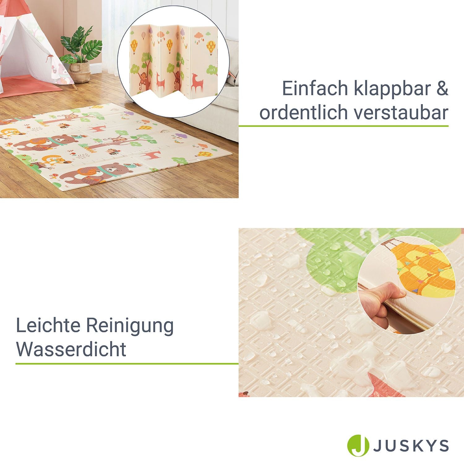 juskys-jakob-spielmatte-180-x-200-cm-b-ren-waldtiere-krabbelmatte-beidseitig image 5