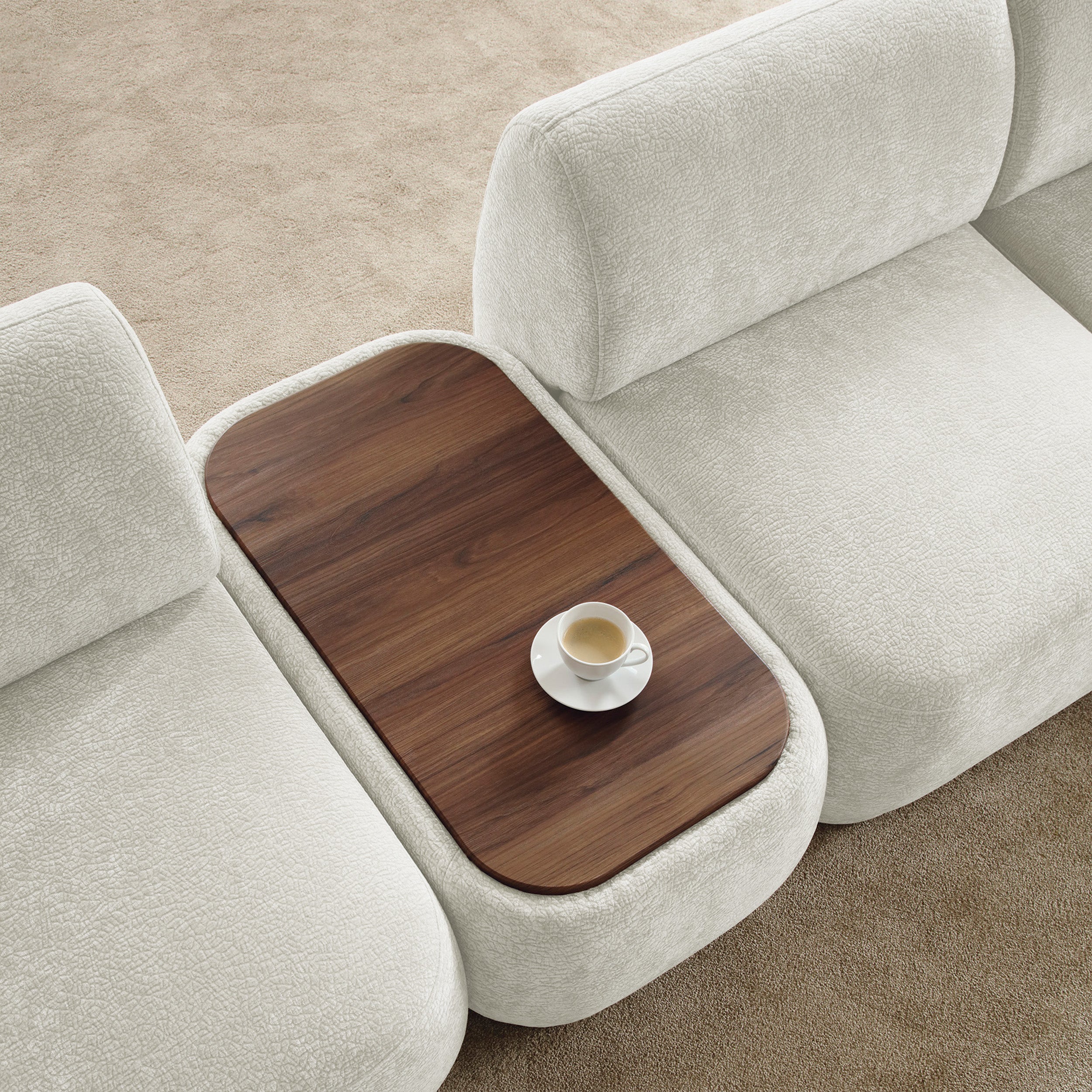 selsey-bommo-modulares-rechteckiges-pouf-mit-platte-creme-chenille image 2