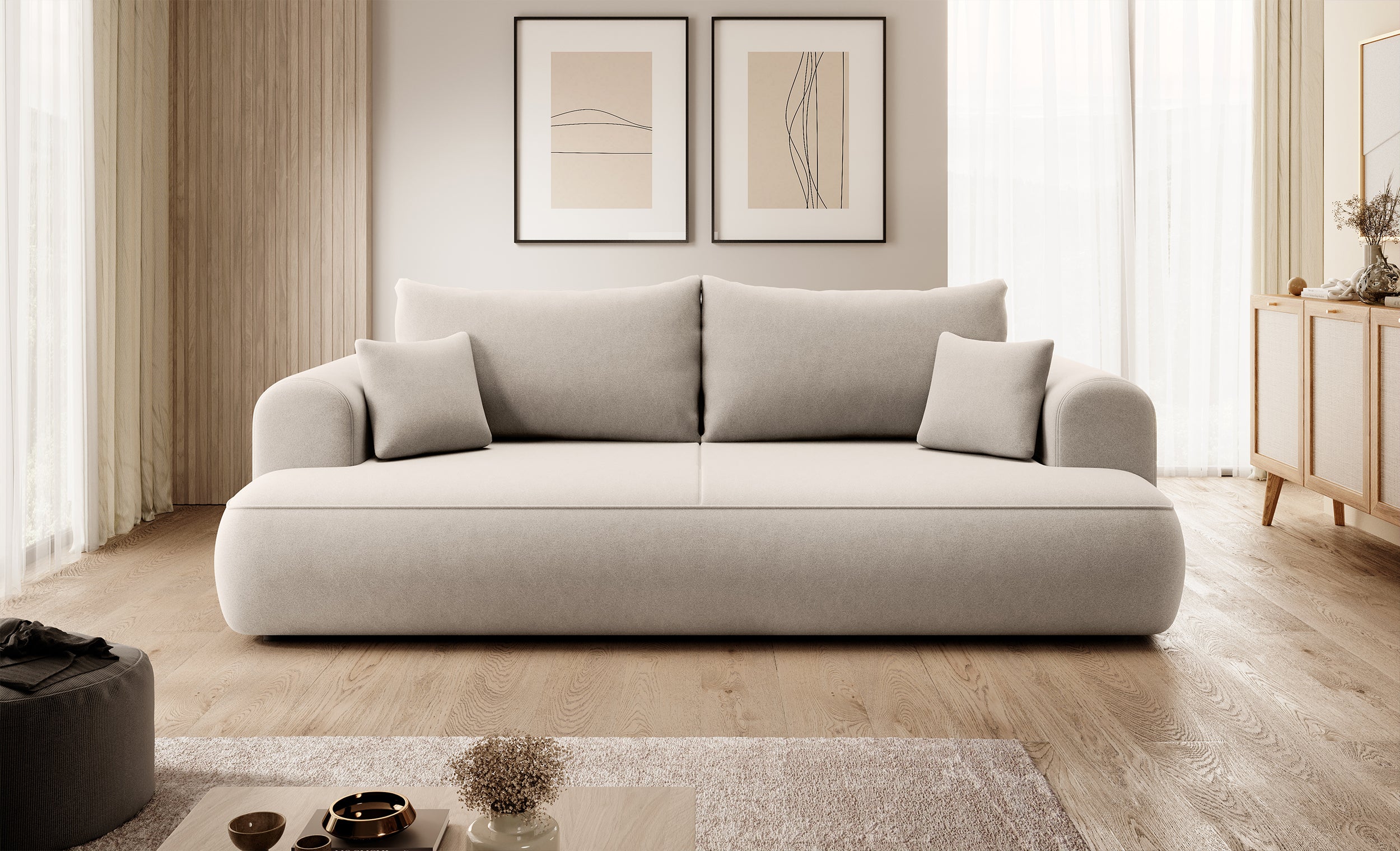 selsey-ovo-dreisitziges-ausklappbares-sofa-mit-stauraum-hellbeiger-velours image 2