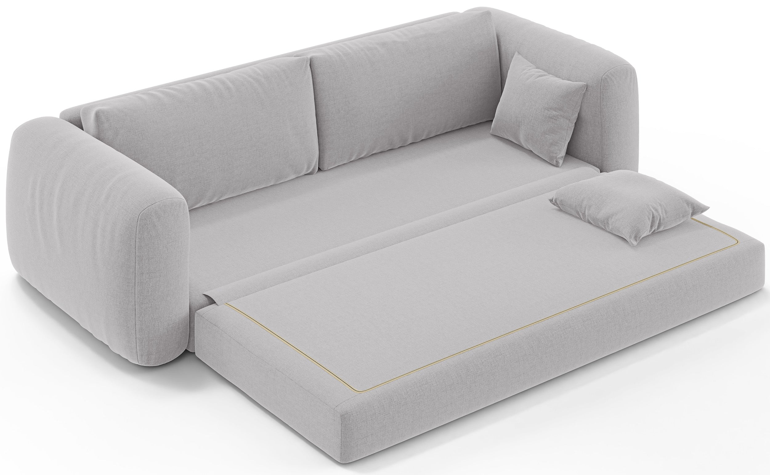 selsey-velera-dreisitziges-ausklappbares-sofa-hellgrau-flechtmuster image 5