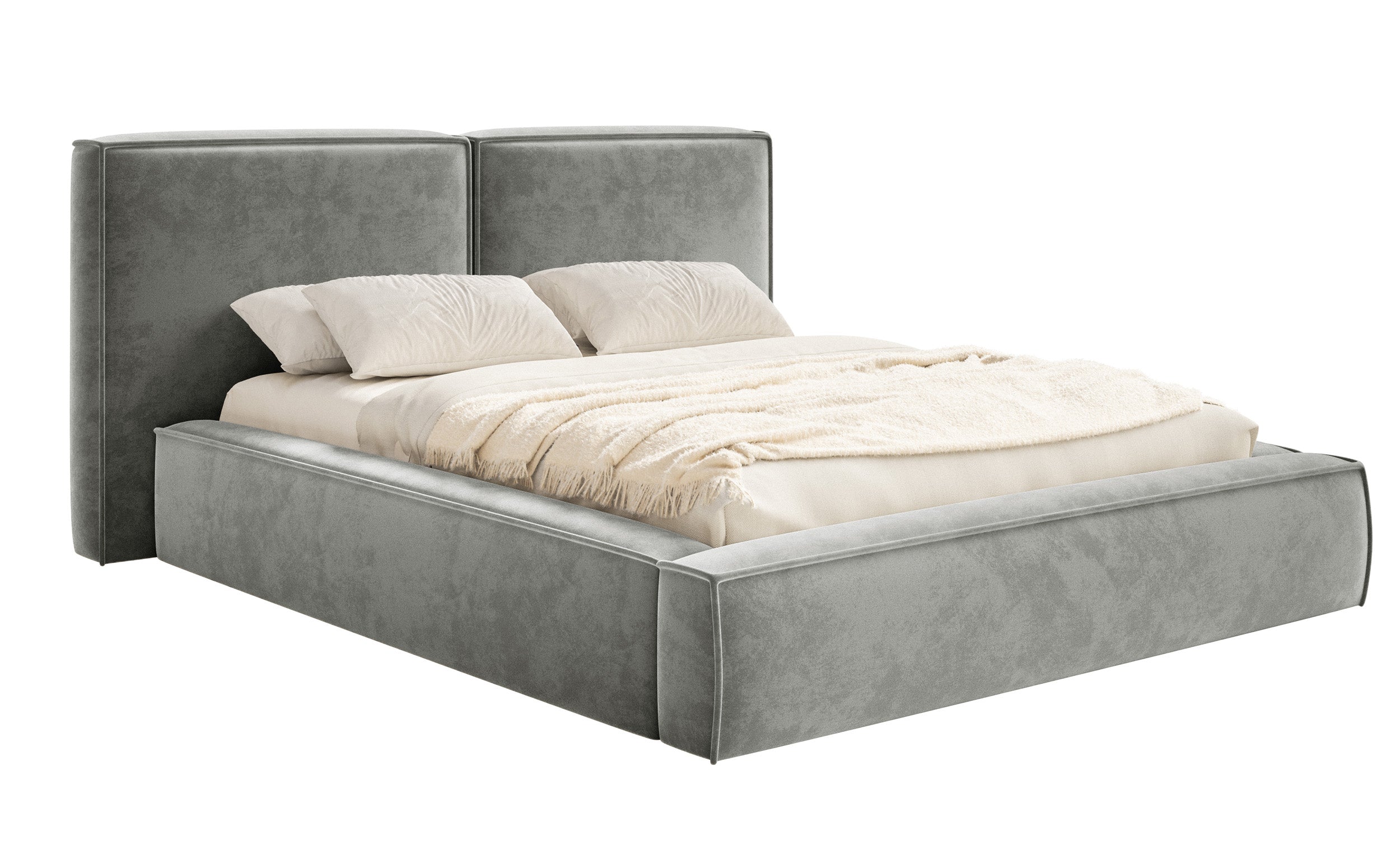 selsey-tilves-polsterbett-140x200-cm-mit-stauraum-grauer-samt image 1