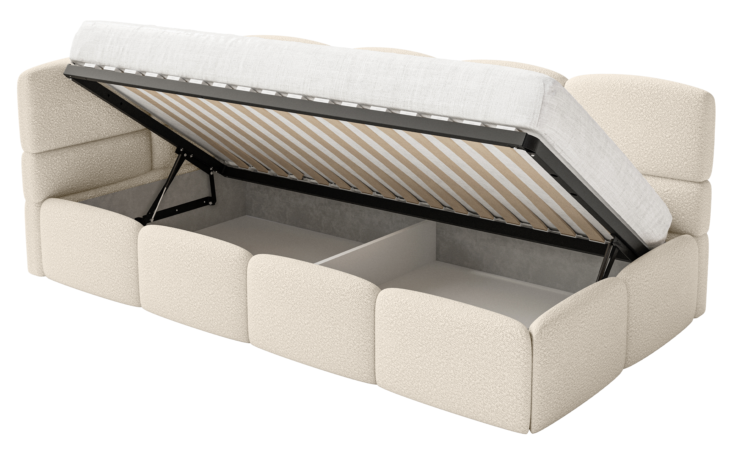 selsey-cloudy-jugendbett-90x200-cm-linksseitig-mit-stauraum-hellbeiges-boucl image 5