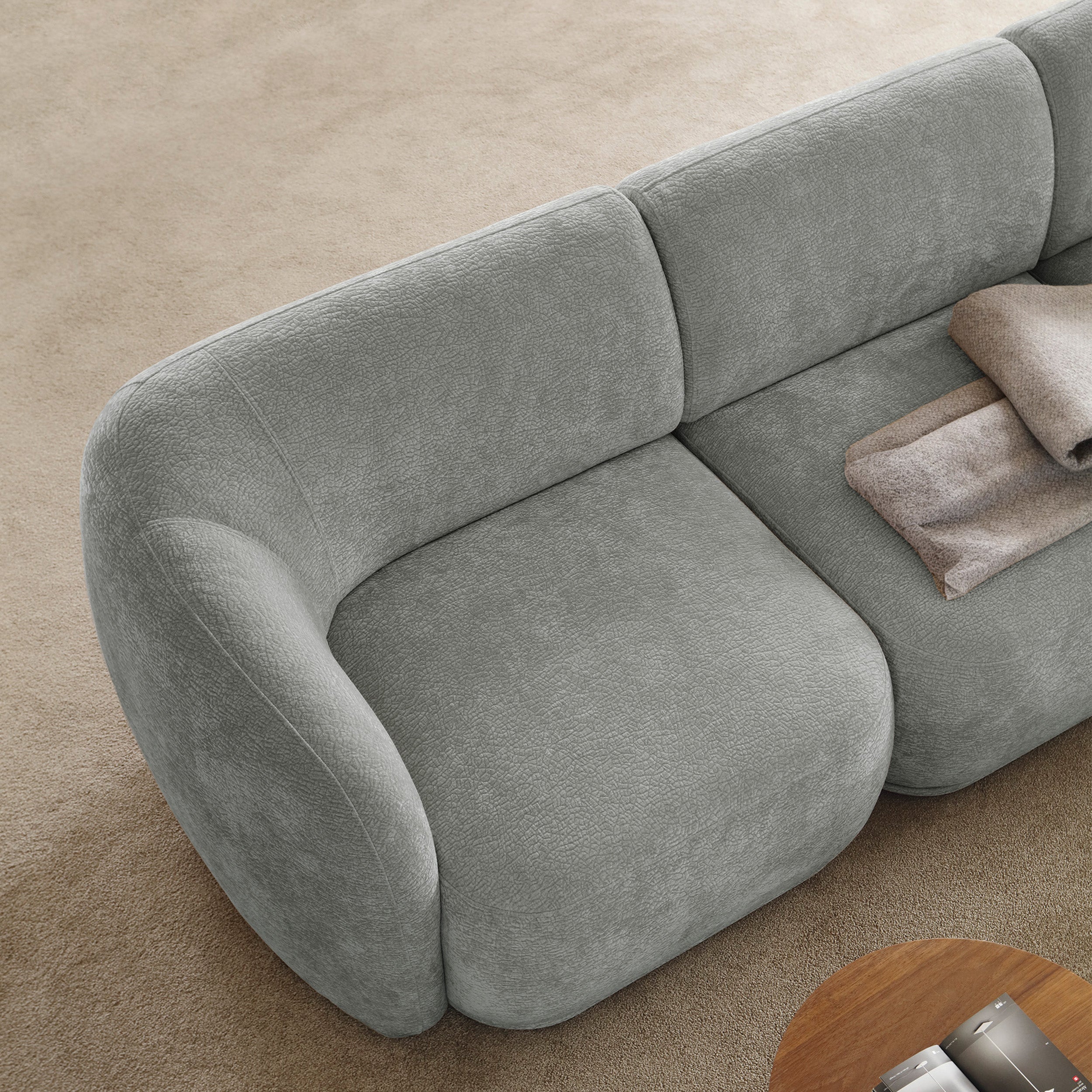 selsey-bommo-einzelmodul-linksseitig-grauer-chenille-modulares-sofa-element image 2