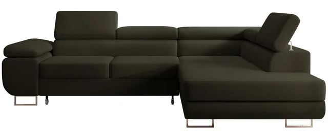 selsey-stevil-ecksofa-mit-schlaffunktion-und-stauraum-l-form-olivgr-ner-samt-rec image 1