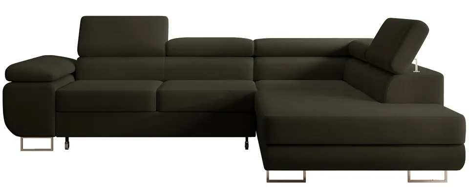 selsey-stevil-ecksofa-mit-schlaffunktion-und-stauraum-l-form-olivgr-ner-samt-rec image 1
