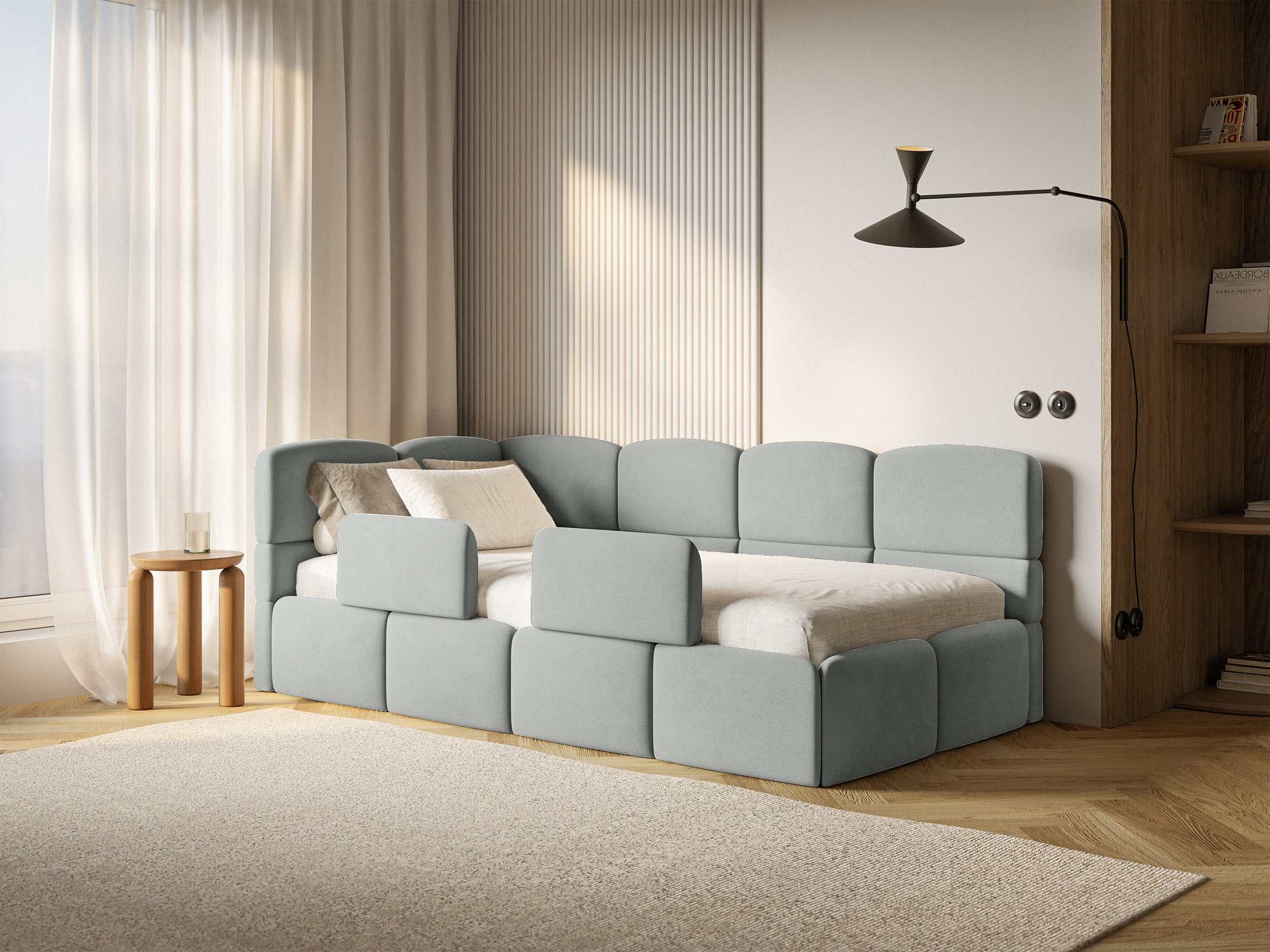 selsey-cloudy-jugendbett-90x200-cm-linksseitig-mit-stauraum-und-gel-ndern-grauer image 2