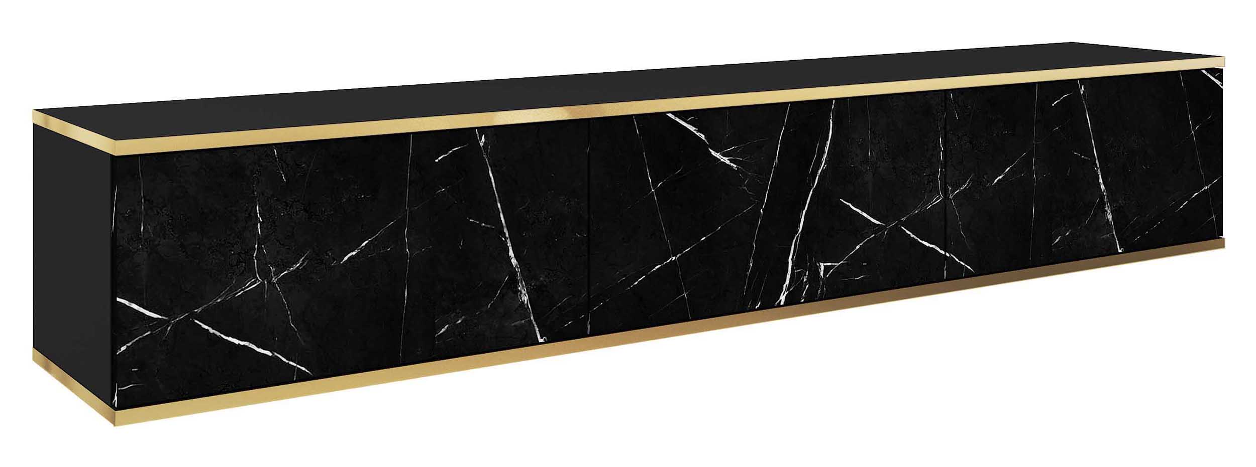 selsey-mucalma-tv-schrank-175-cm-schwarzer-marmor-mit-gold image 1