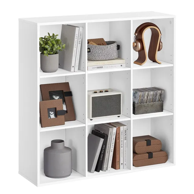vasagle-b-cherschrank-mit-f-chern-f-r-wohnzimmer-oder-b-ro image 1