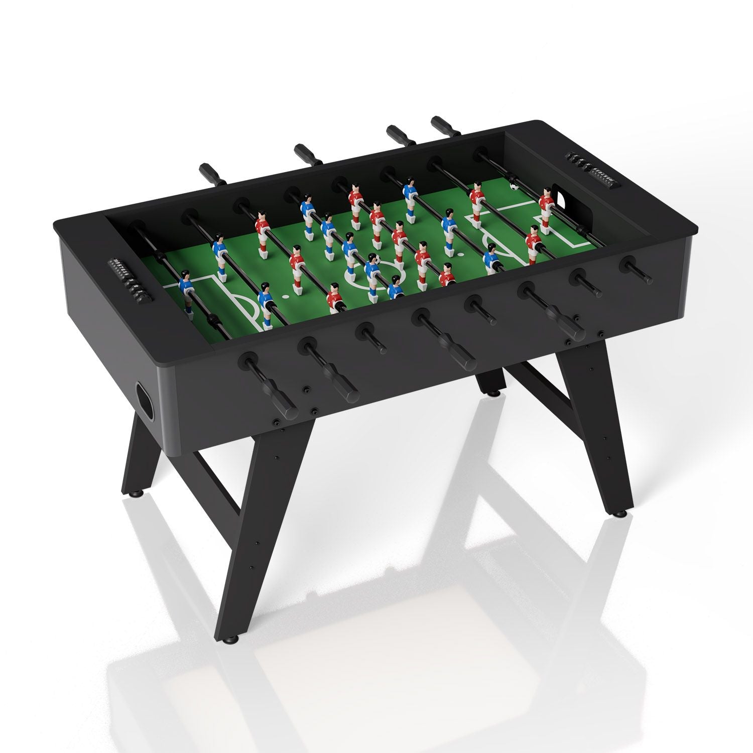 juskys-kickertisch-prokick-schwarz-tischkicker-f-r-kinder-und-erwachsene image 1
