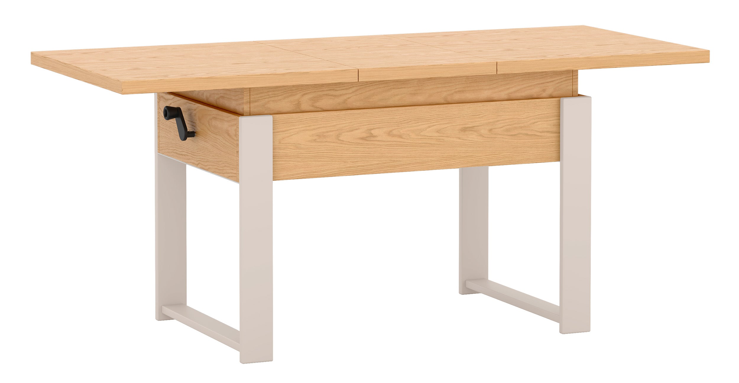 selsey-hugo-ausziehbarer-couchtisch-120-157-x67-cm-3in1-eiche-bookmatch-mit-kasc image 4