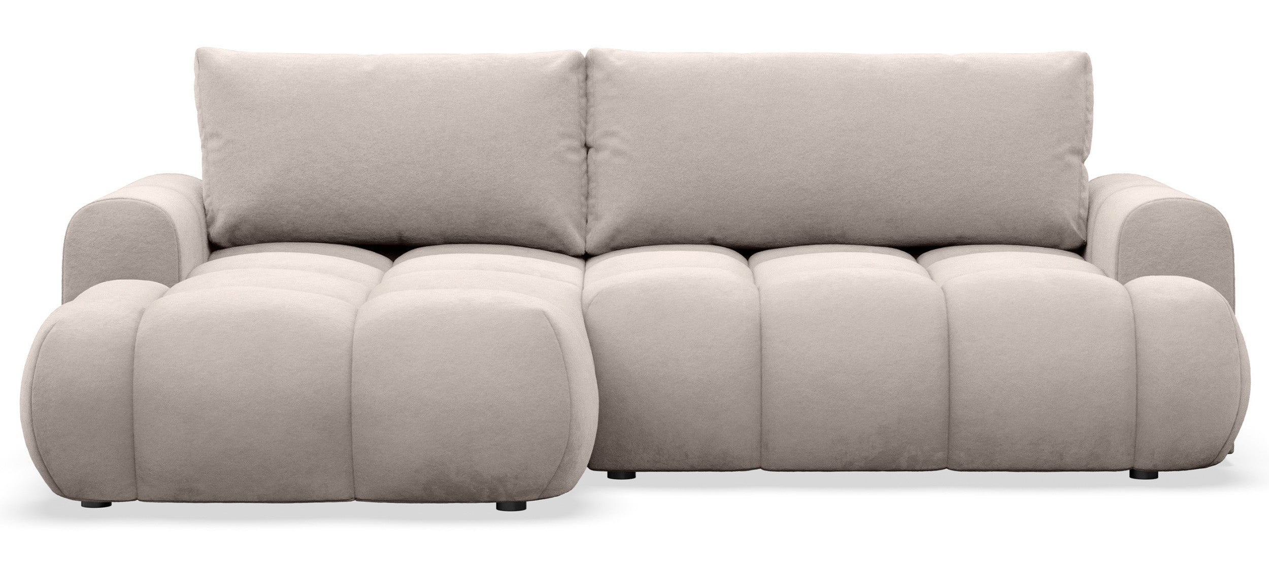 selsey-ombo-mini-ecksofa-l-f-rmig-links-grau-beige-samt-mit-schlaffunktion-und-s image 1