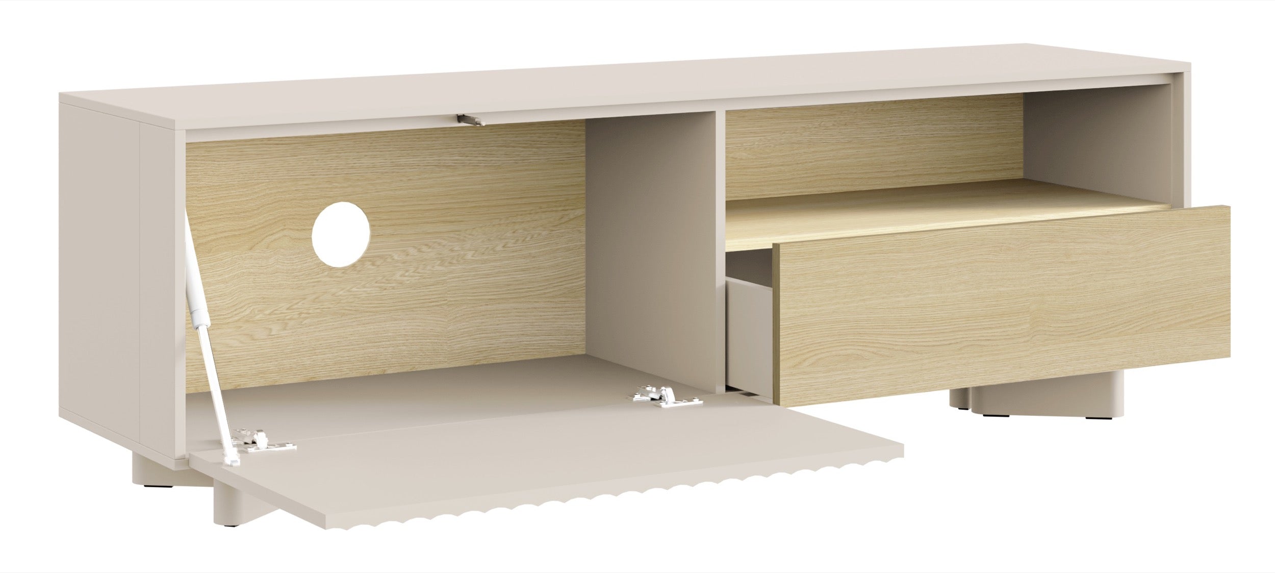 selsey-distria-tv-schrank-140-cm-mit-schublade-geriffelter-front-kaschmir-vicenz image 8